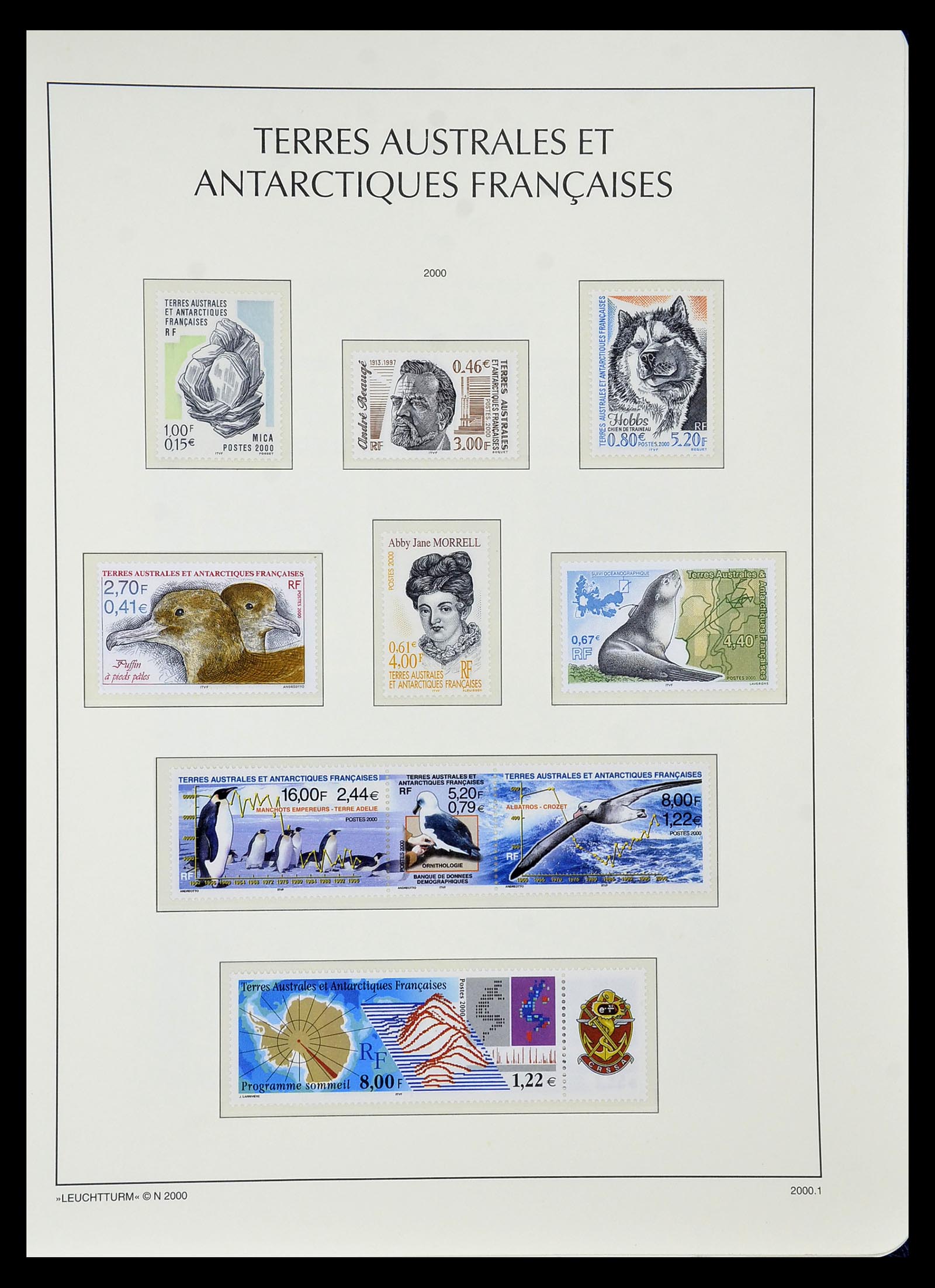 35051 057 - Postzegelverzameling 35051 Frans Antarctica 1948-2016.