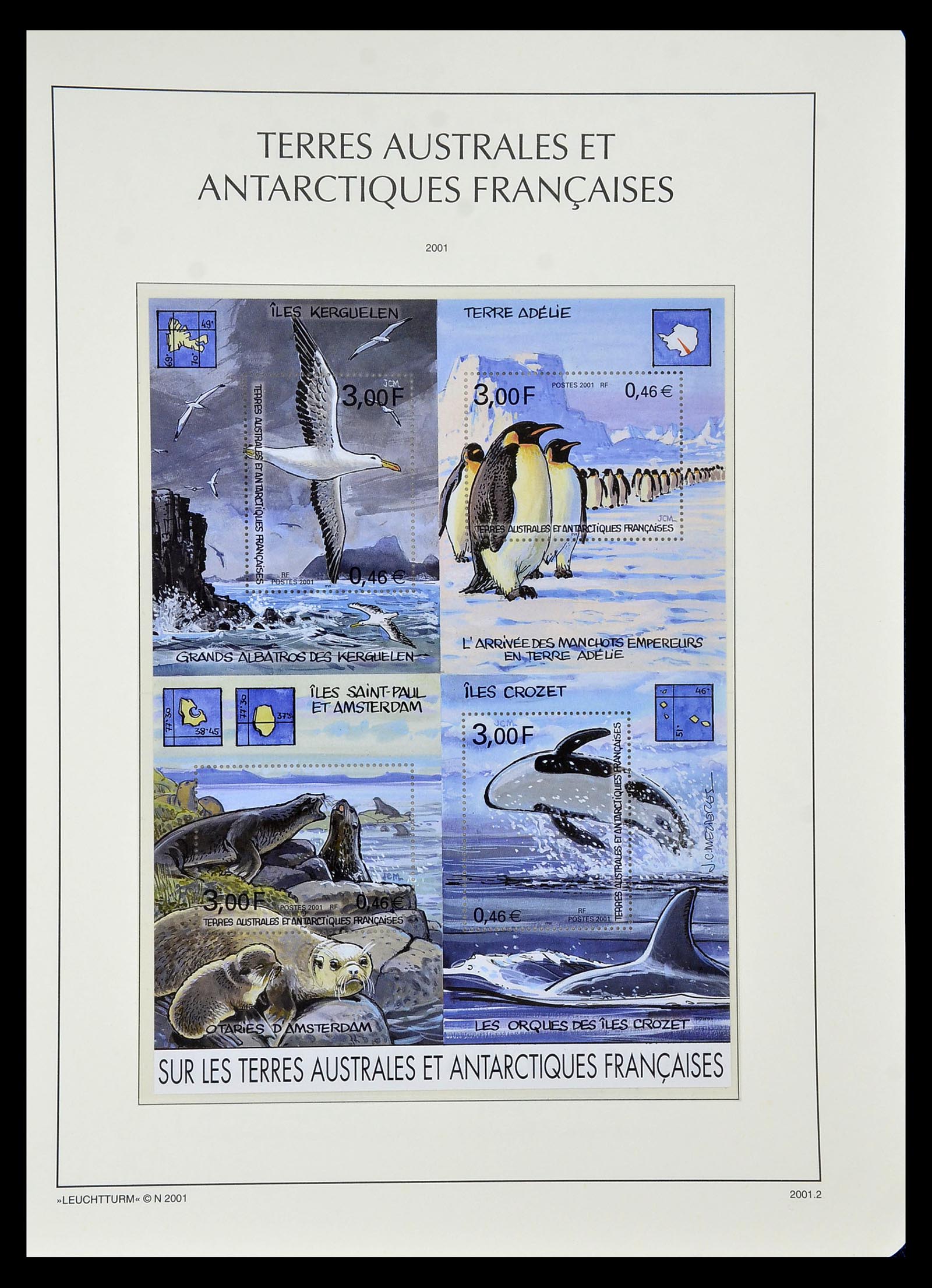 35051 060 - Postzegelverzameling 35051 Frans Antarctica 1948-2016.