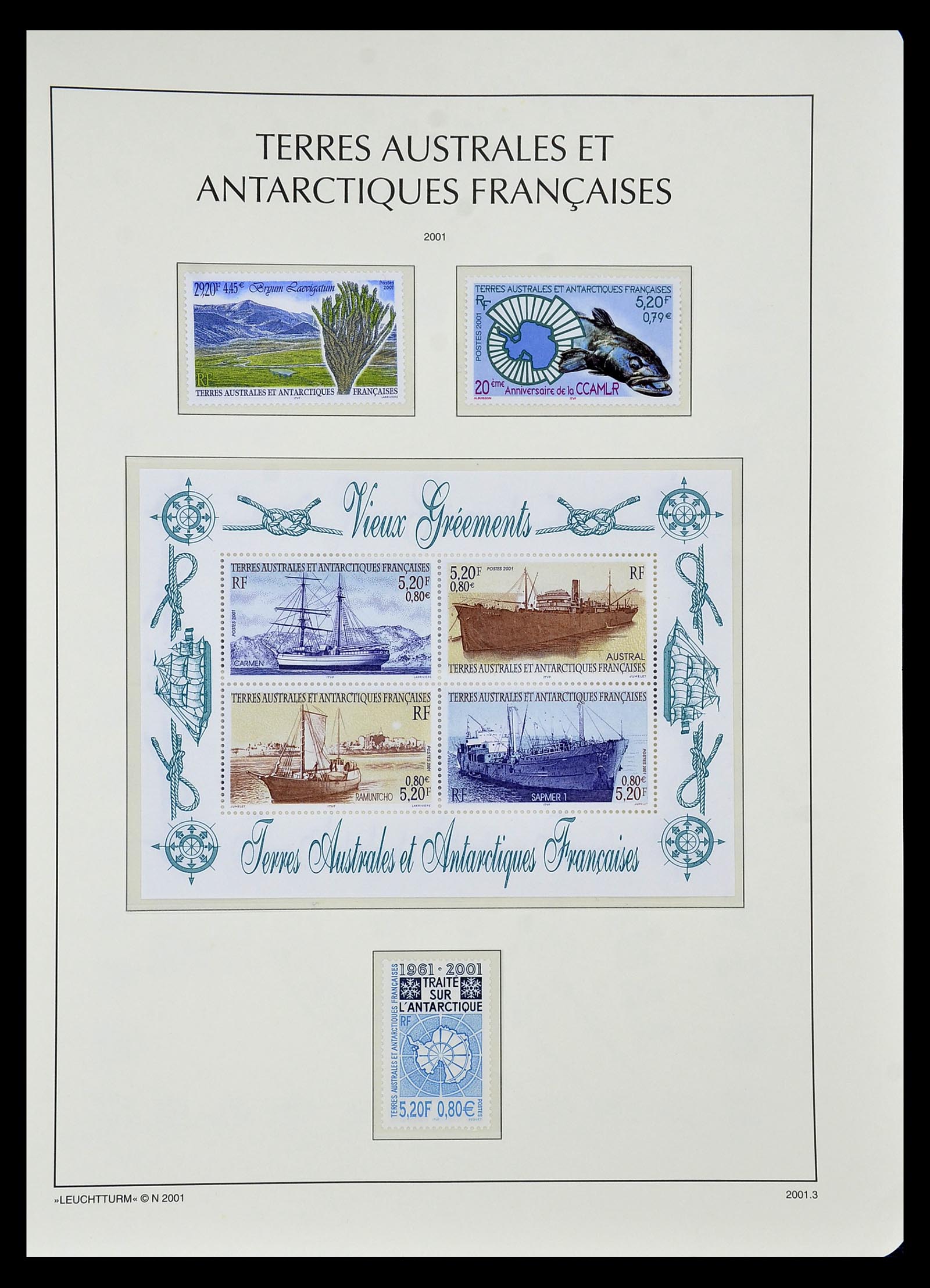 35051 062 - Stamp Collection 35051 French Antarctica 1948-2016.