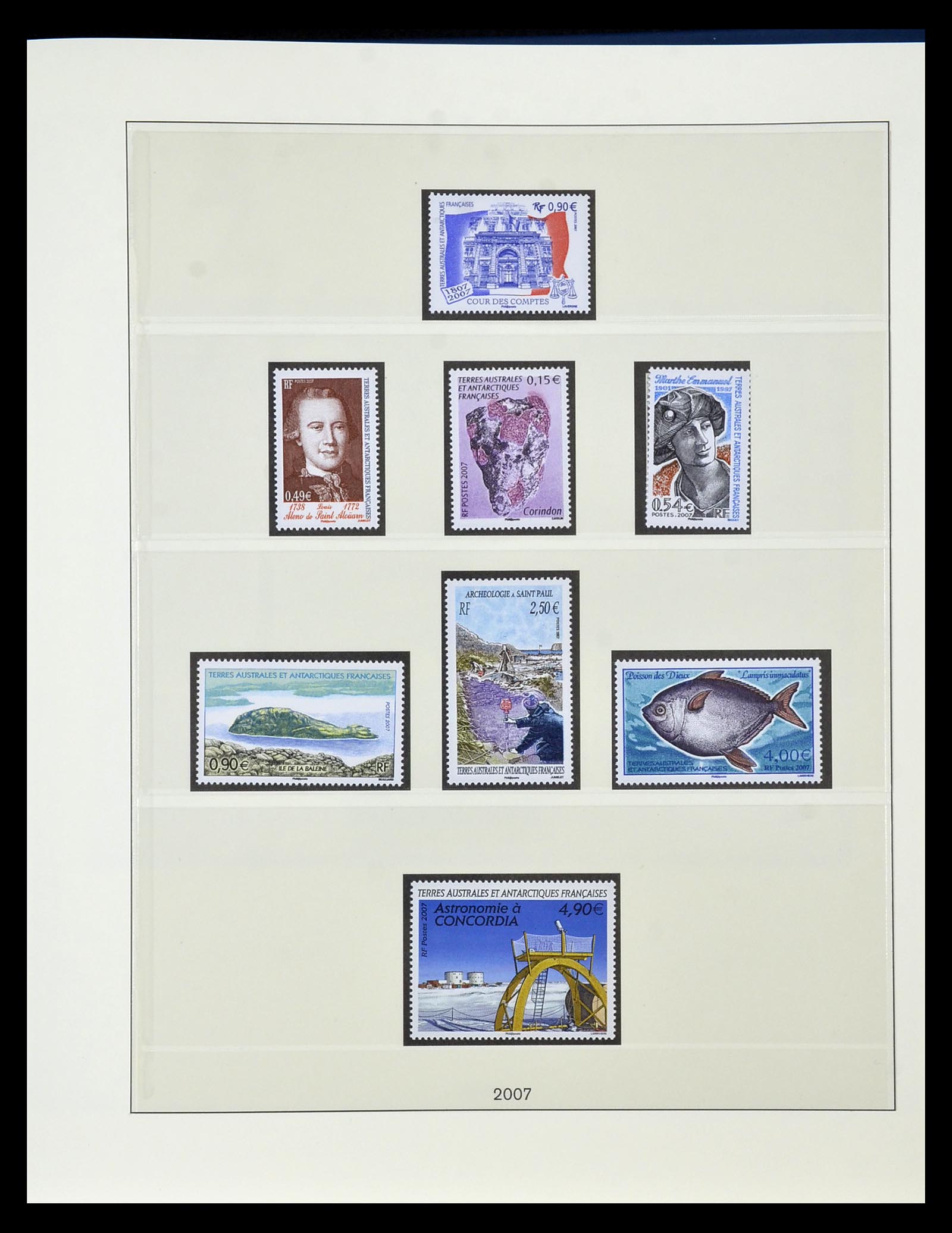35051 081 - Postzegelverzameling 35051 Frans Antarctica 1948-2016.