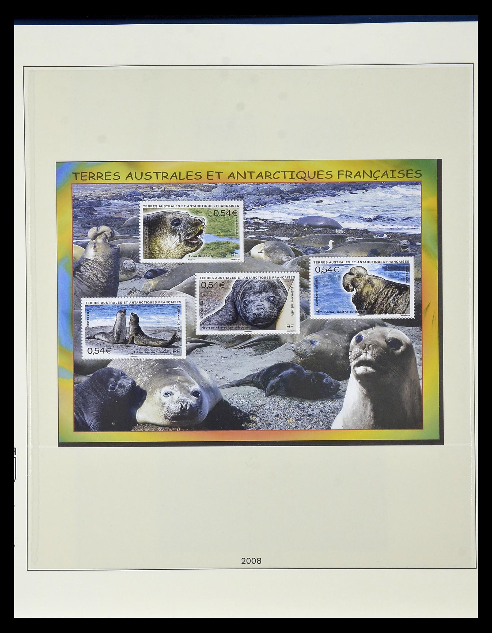 35051 087 - Postzegelverzameling 35051 Frans Antarctica 1948-2016.
