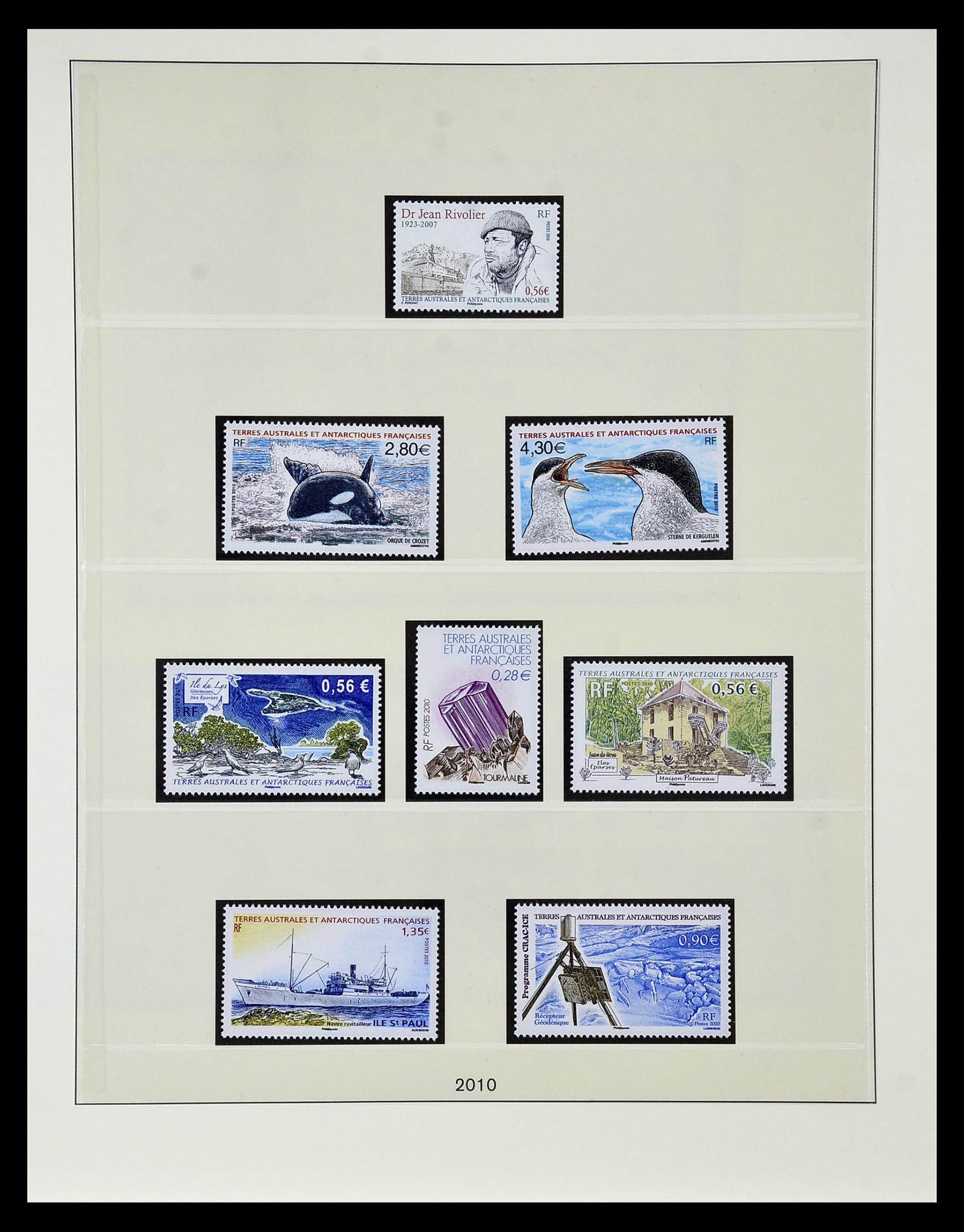 35051 093 - Postzegelverzameling 35051 Frans Antarctica 1948-2016.