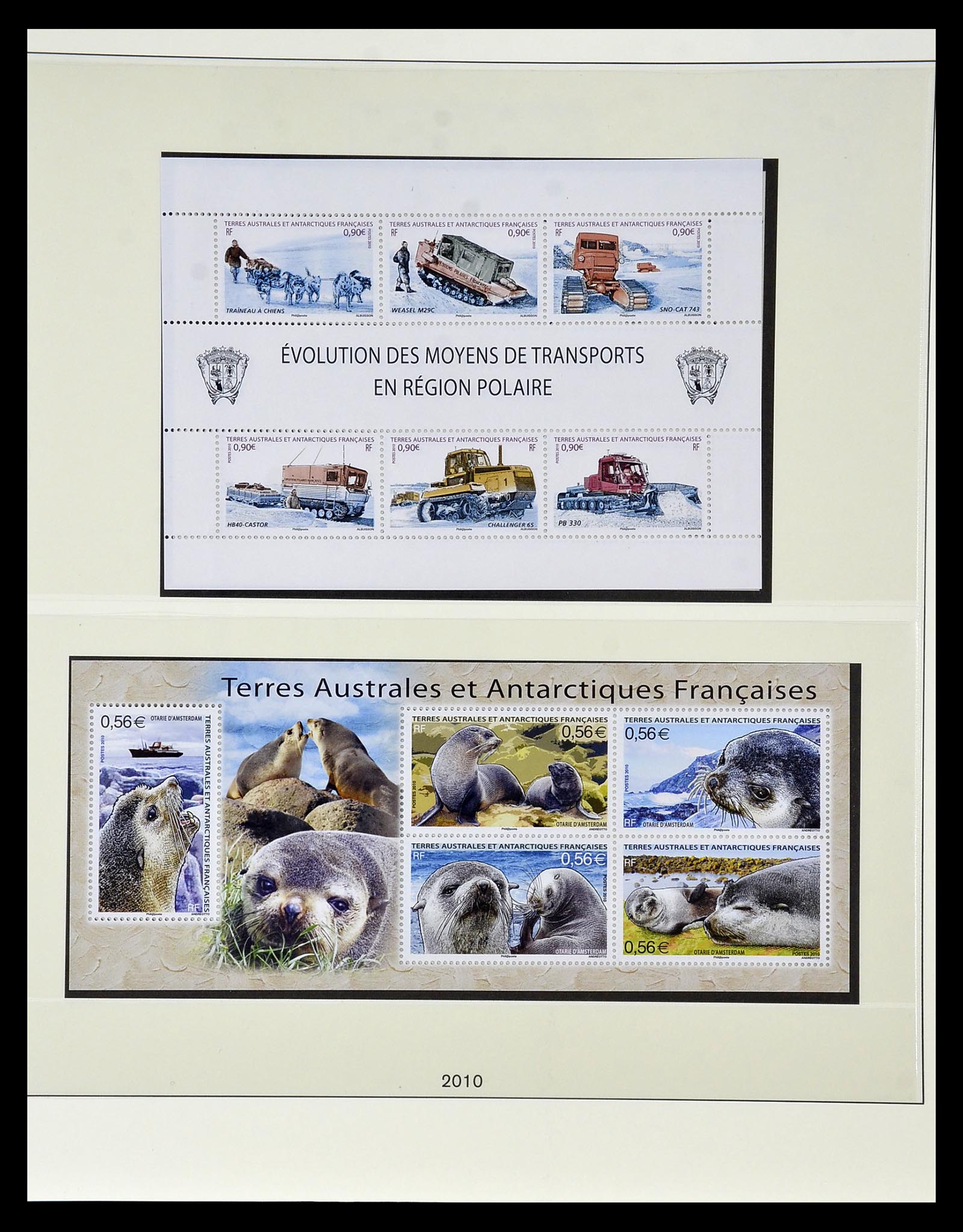 35051 094 - Postzegelverzameling 35051 Frans Antarctica 1948-2016.