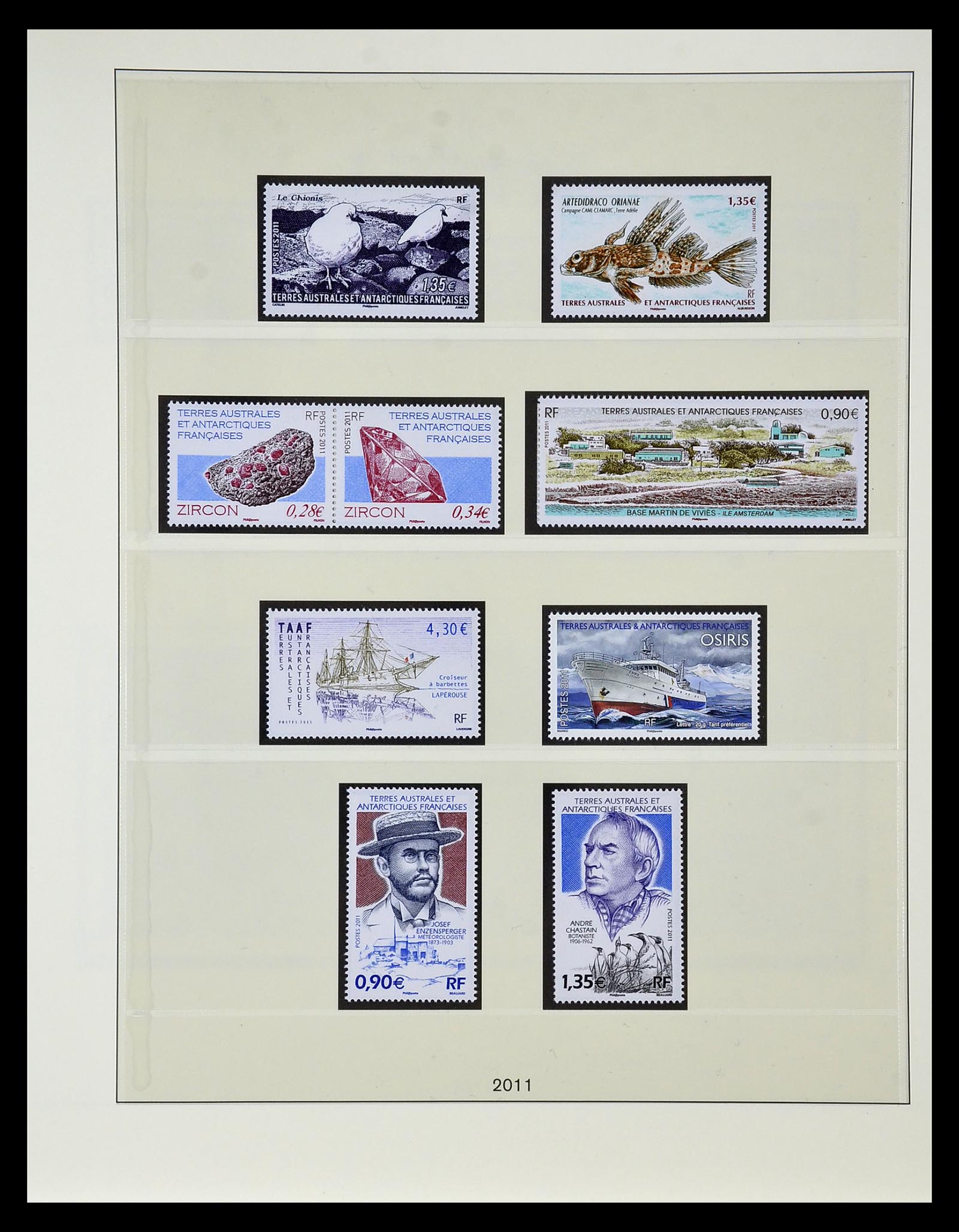35051 096 - Postzegelverzameling 35051 Frans Antarctica 1948-2016.
