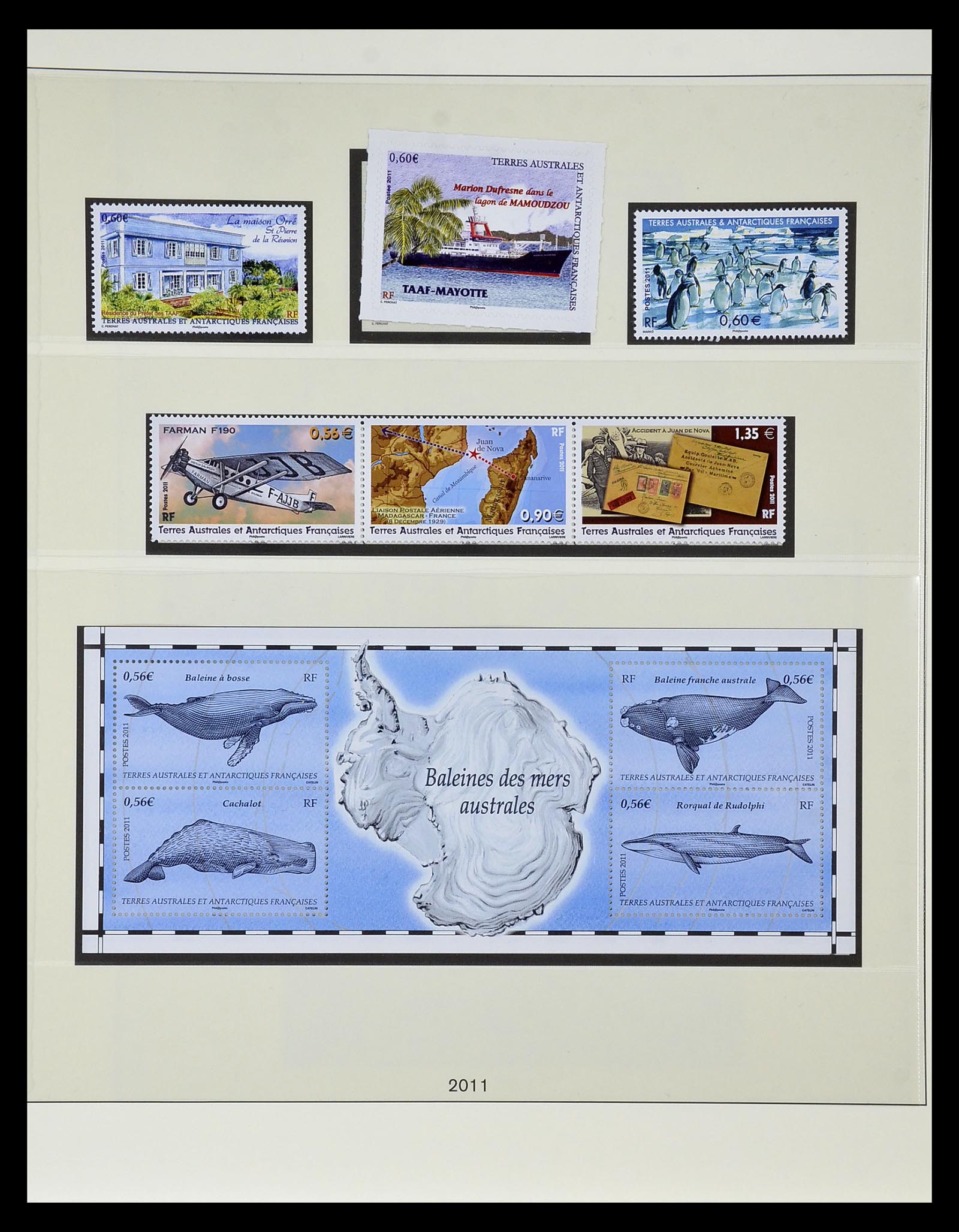 35051 097 - Postzegelverzameling 35051 Frans Antarctica 1948-2016.