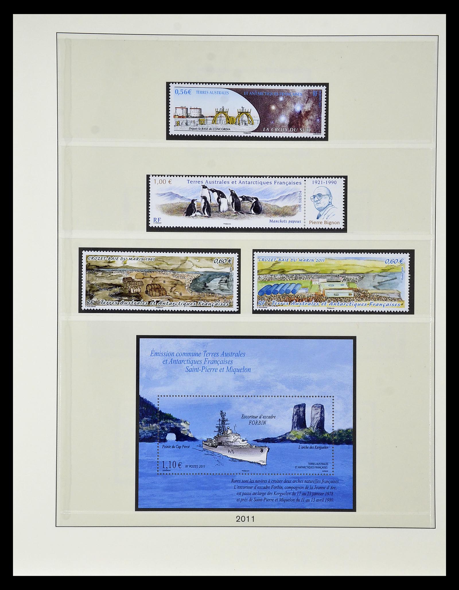 35051 098 - Postzegelverzameling 35051 Frans Antarctica 1948-2016.