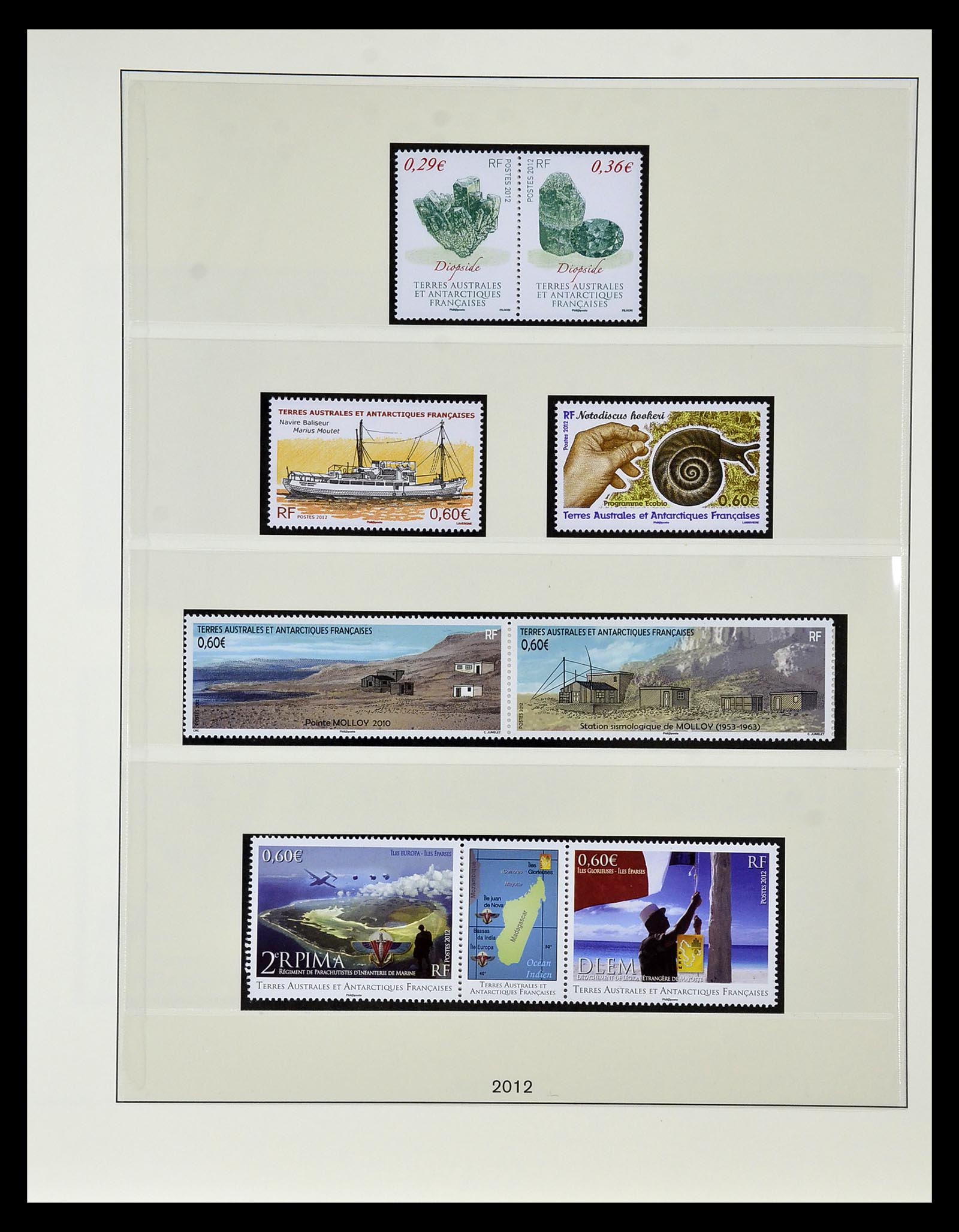35051 099 - Postzegelverzameling 35051 Frans Antarctica 1948-2016.