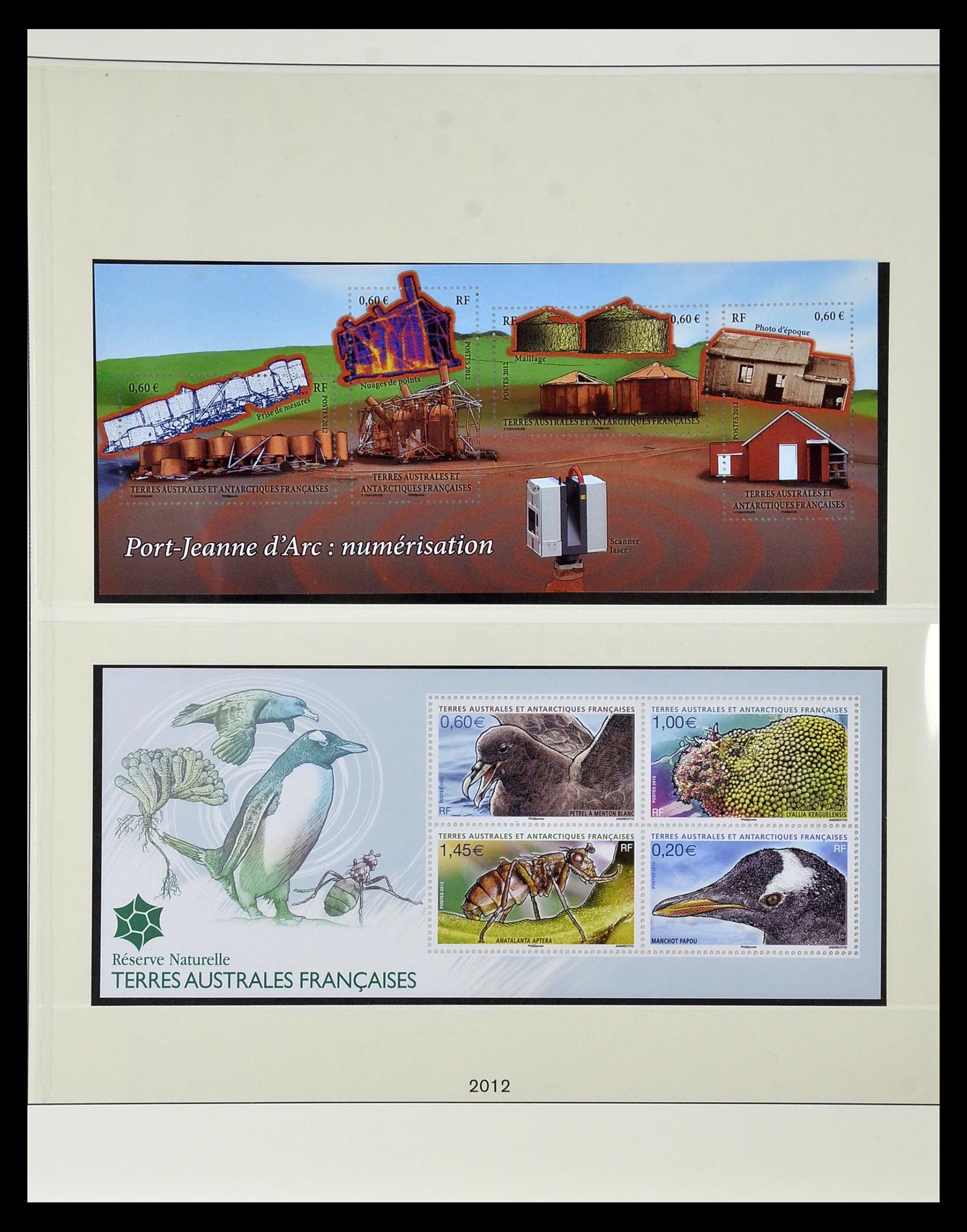 35051 100 - Postzegelverzameling 35051 Frans Antarctica 1948-2016.