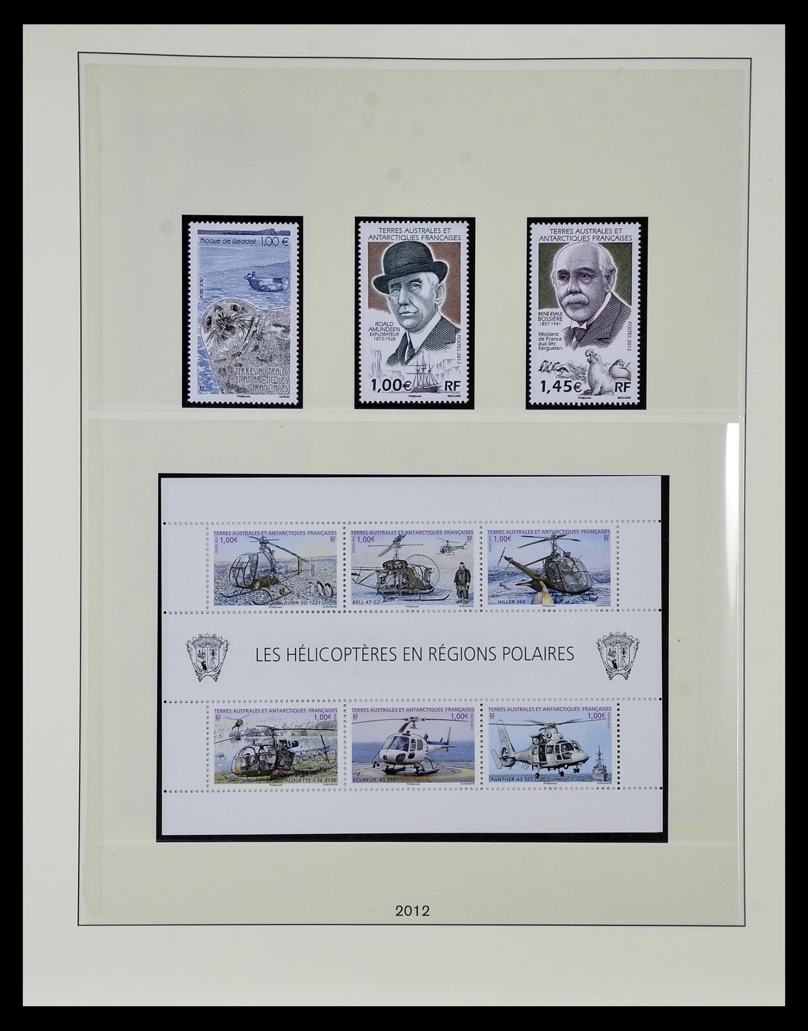 35051 101 - Postzegelverzameling 35051 Frans Antarctica 1948-2016.