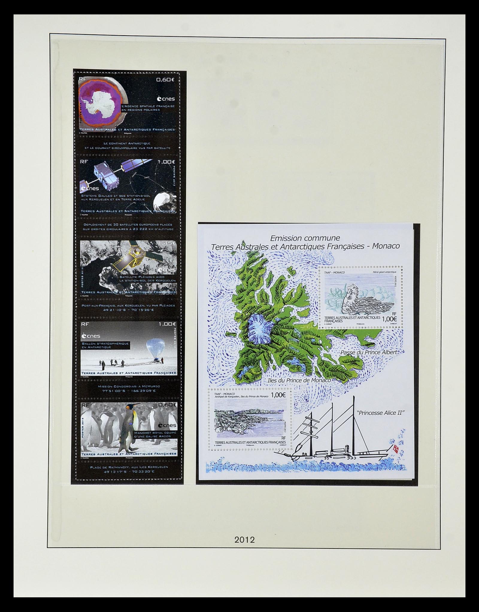 35051 102 - Postzegelverzameling 35051 Frans Antarctica 1948-2016.