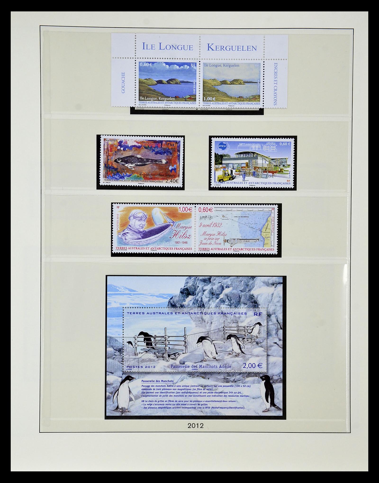 35051 103 - Postzegelverzameling 35051 Frans Antarctica 1948-2016.