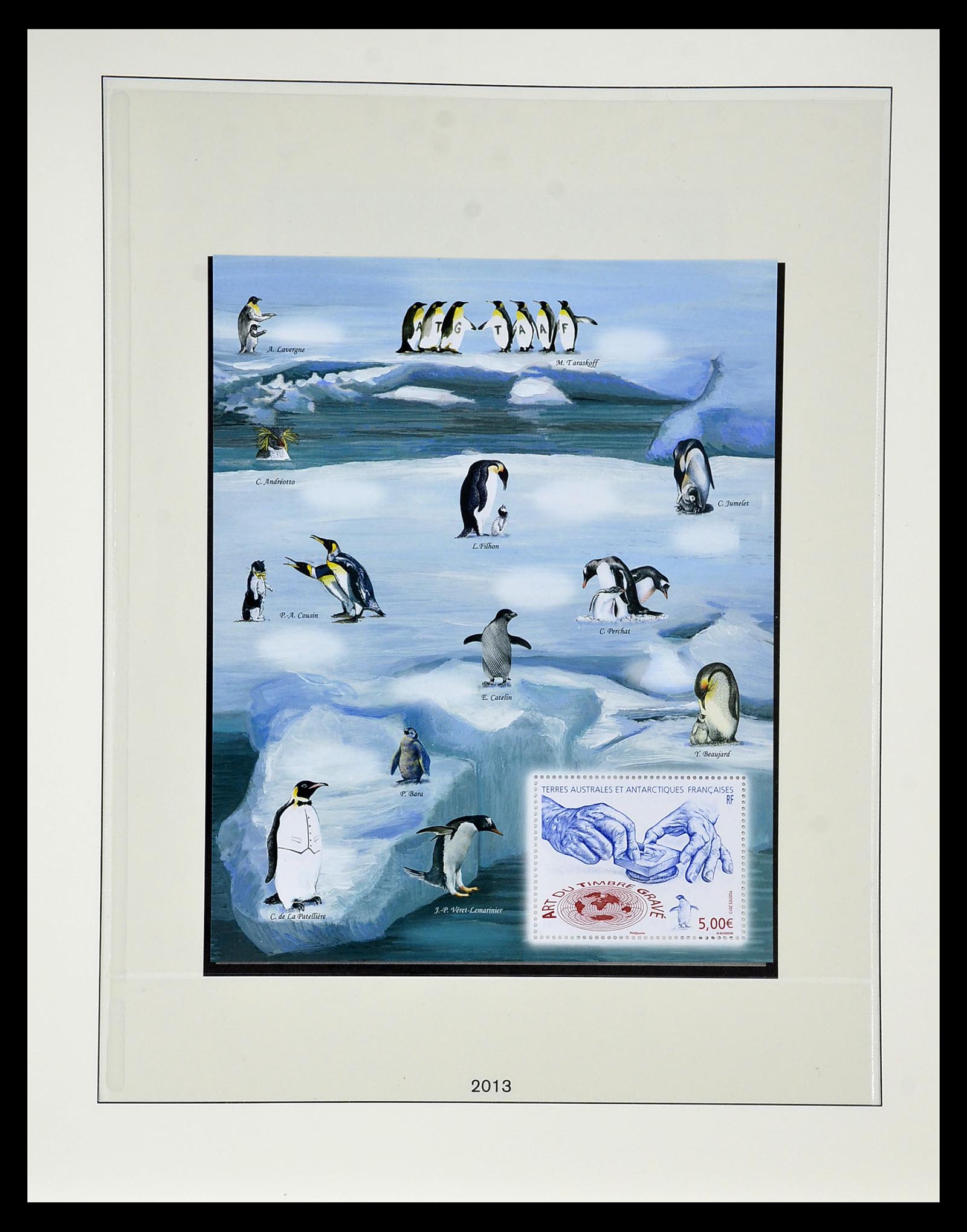 35051 107 - Postzegelverzameling 35051 Frans Antarctica 1948-2016.