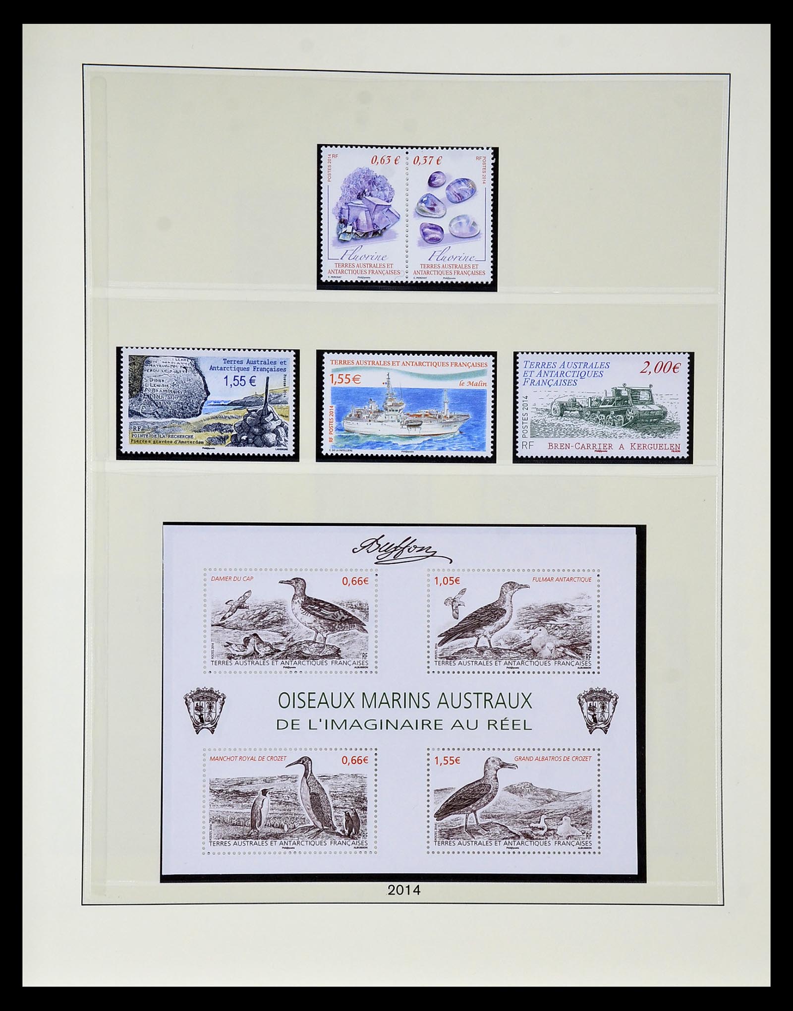 35051 110 - Postzegelverzameling 35051 Frans Antarctica 1948-2016.