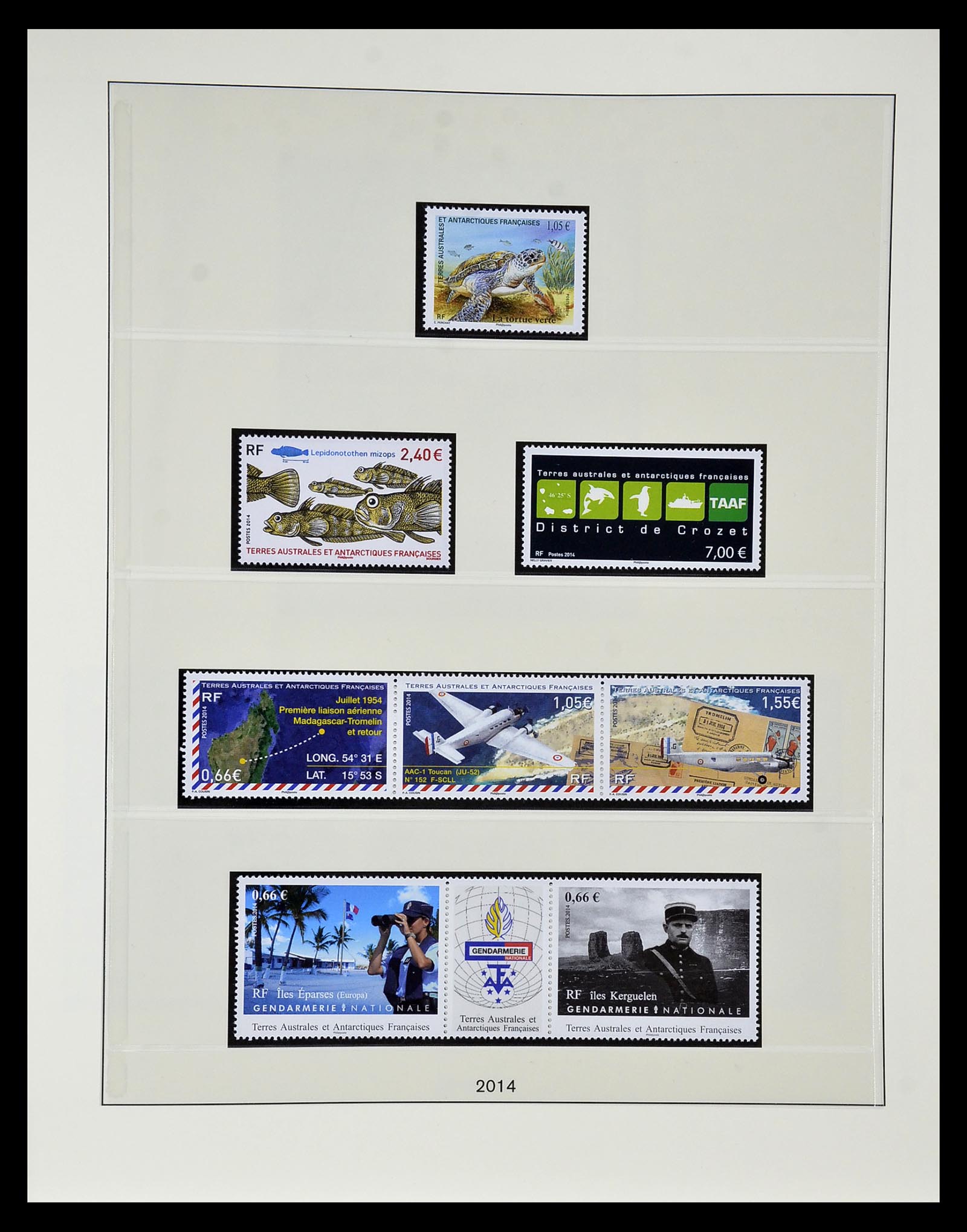 35051 112 - Postzegelverzameling 35051 Frans Antarctica 1948-2016.