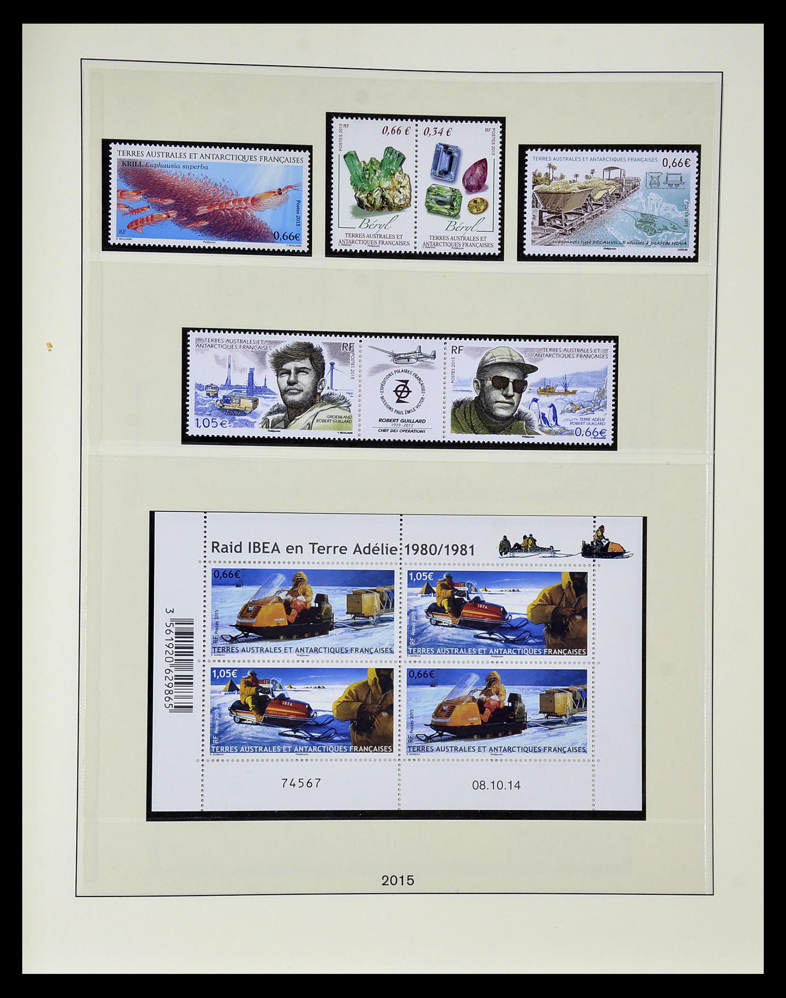35051 115 - Postzegelverzameling 35051 Frans Antarctica 1948-2016.