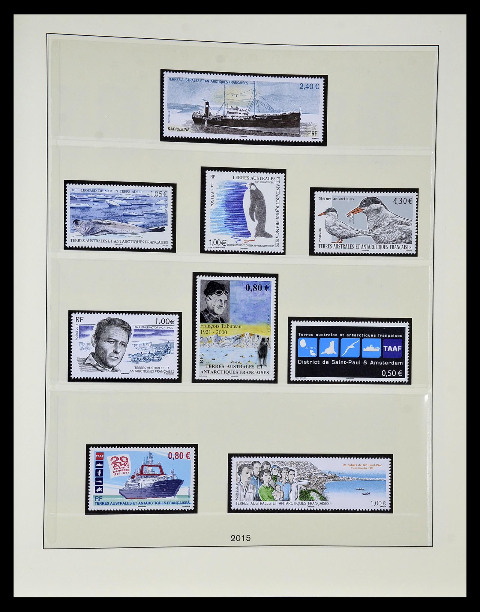 35051 117 - Postzegelverzameling 35051 Frans Antarctica 1948-2016.