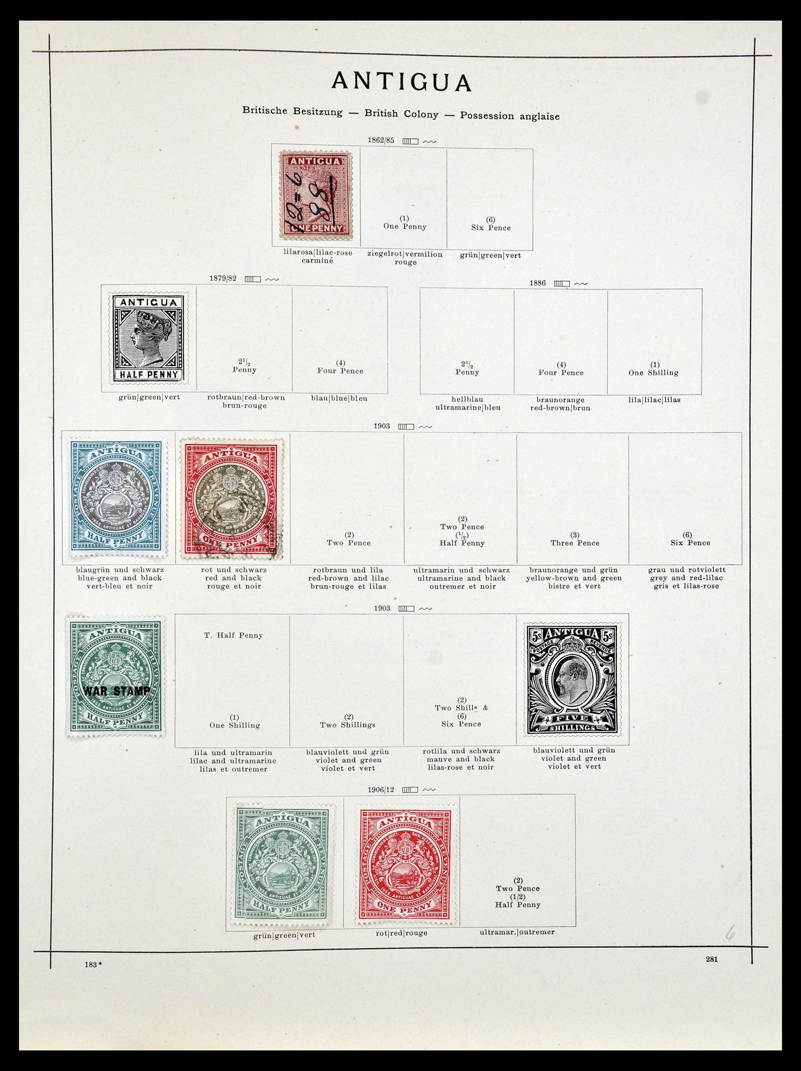 35054 001 - Postzegelverzameling 35054 Amerika 1851-1930.