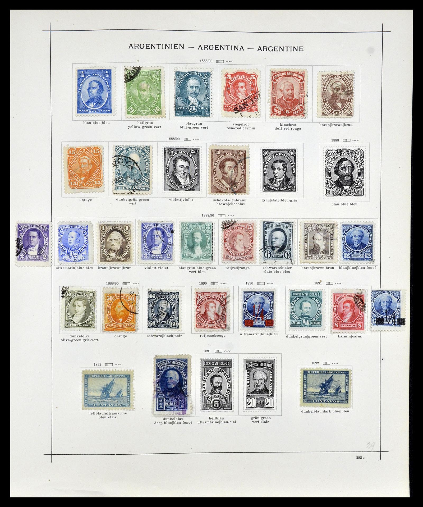 35054 006 - Postzegelverzameling 35054 Amerika 1851-1930.