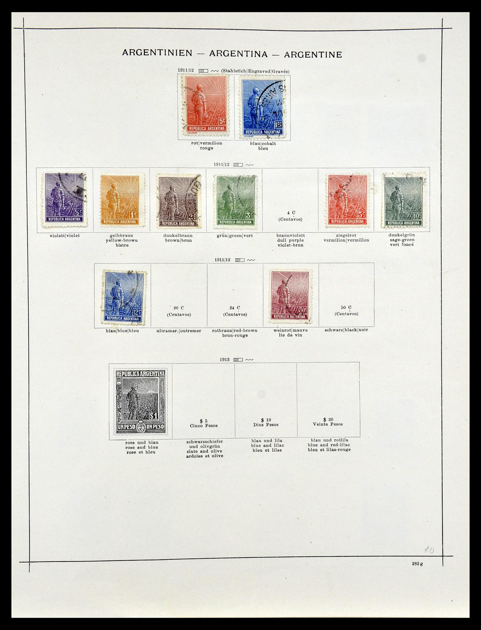 35054 010 - Postzegelverzameling 35054 Amerika 1851-1930.