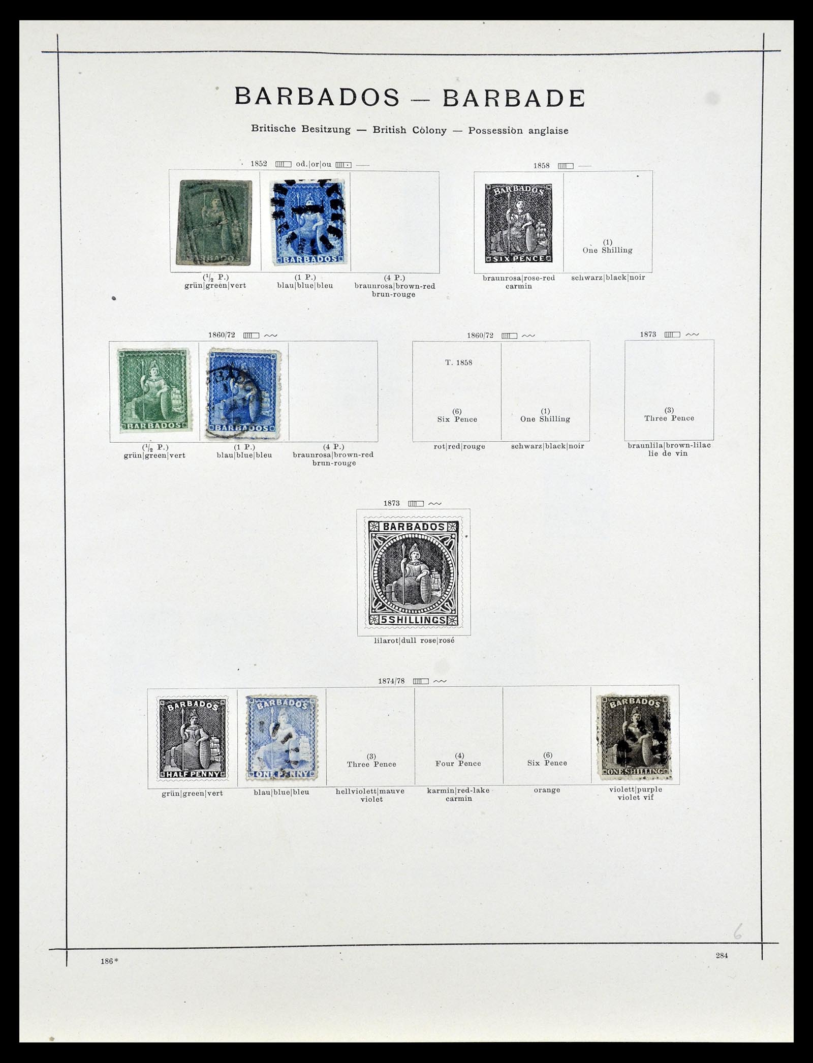 35054 023 - Postzegelverzameling 35054 Amerika 1851-1930.