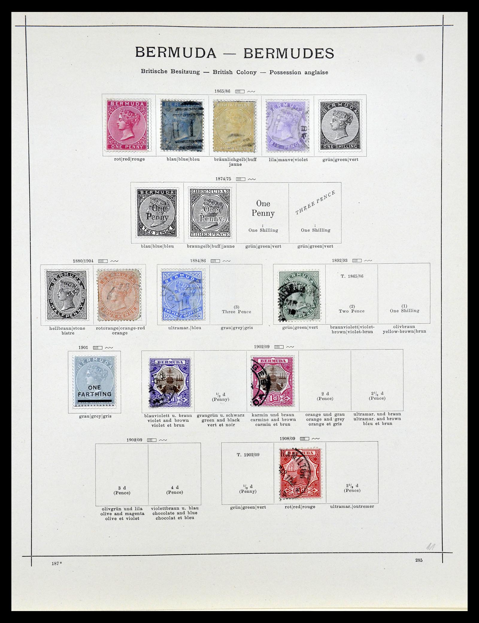 35054 030 - Postzegelverzameling 35054 Amerika 1851-1930.