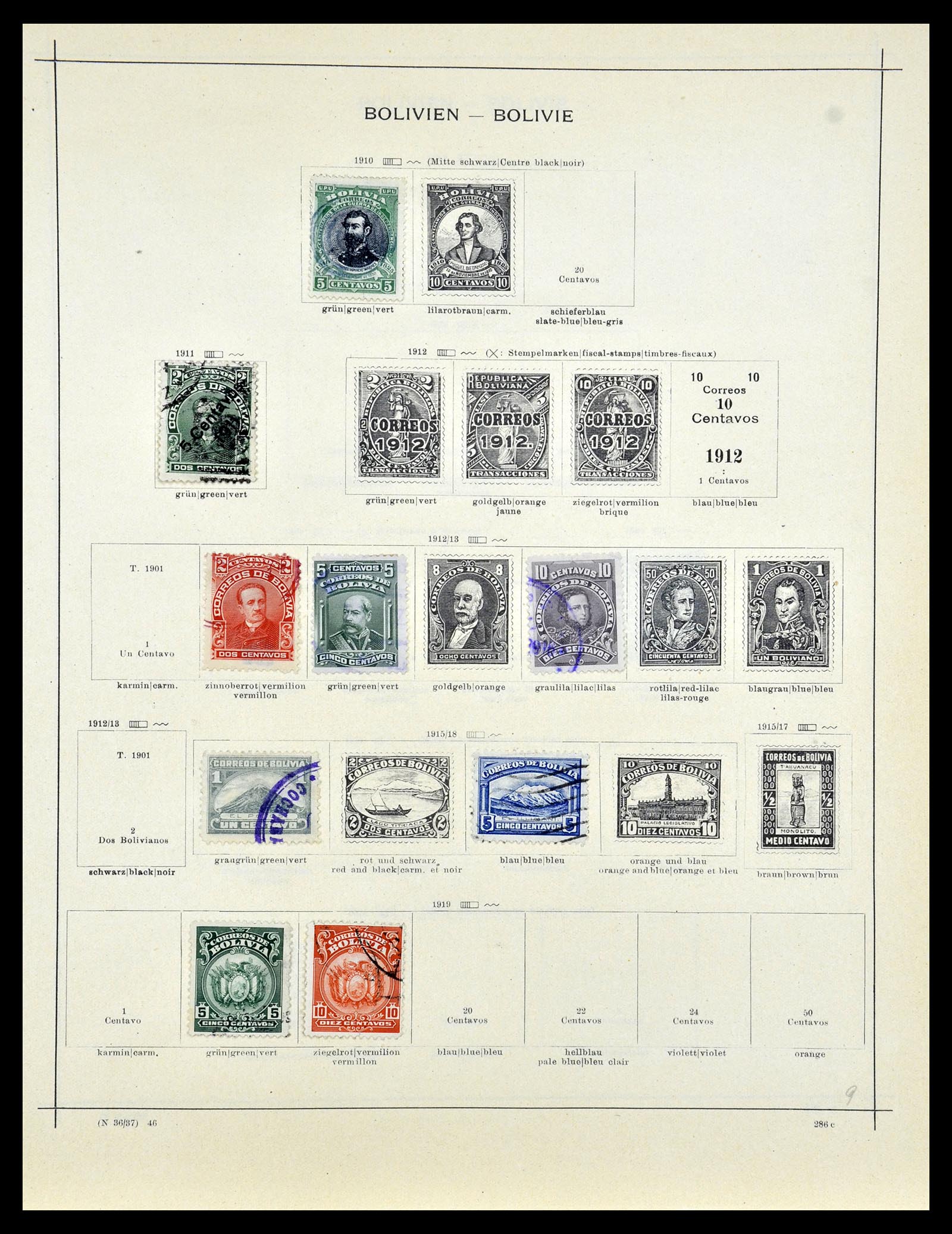 35054 037 - Postzegelverzameling 35054 Amerika 1851-1930.