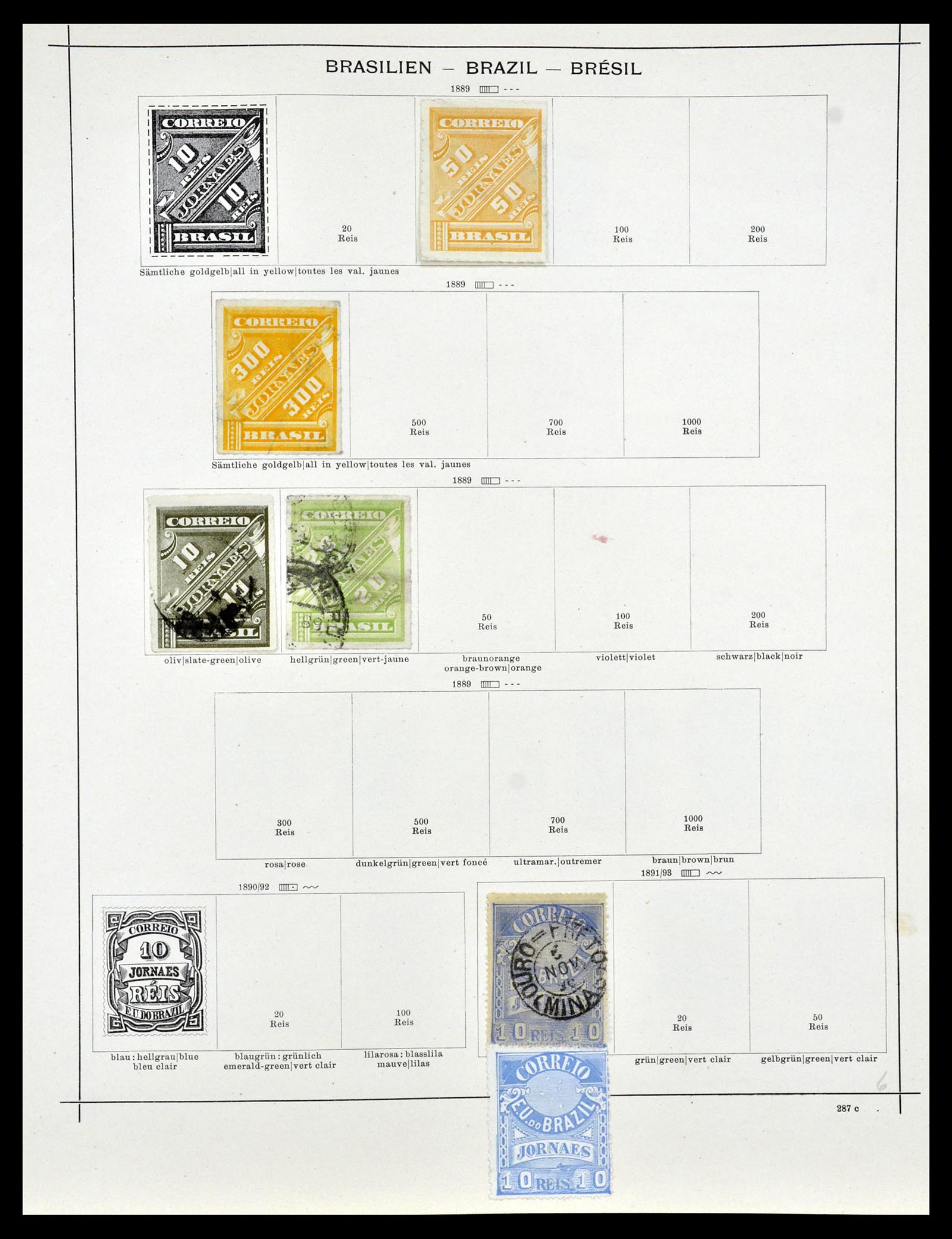 35054 045 - Postzegelverzameling 35054 Amerika 1851-1930.