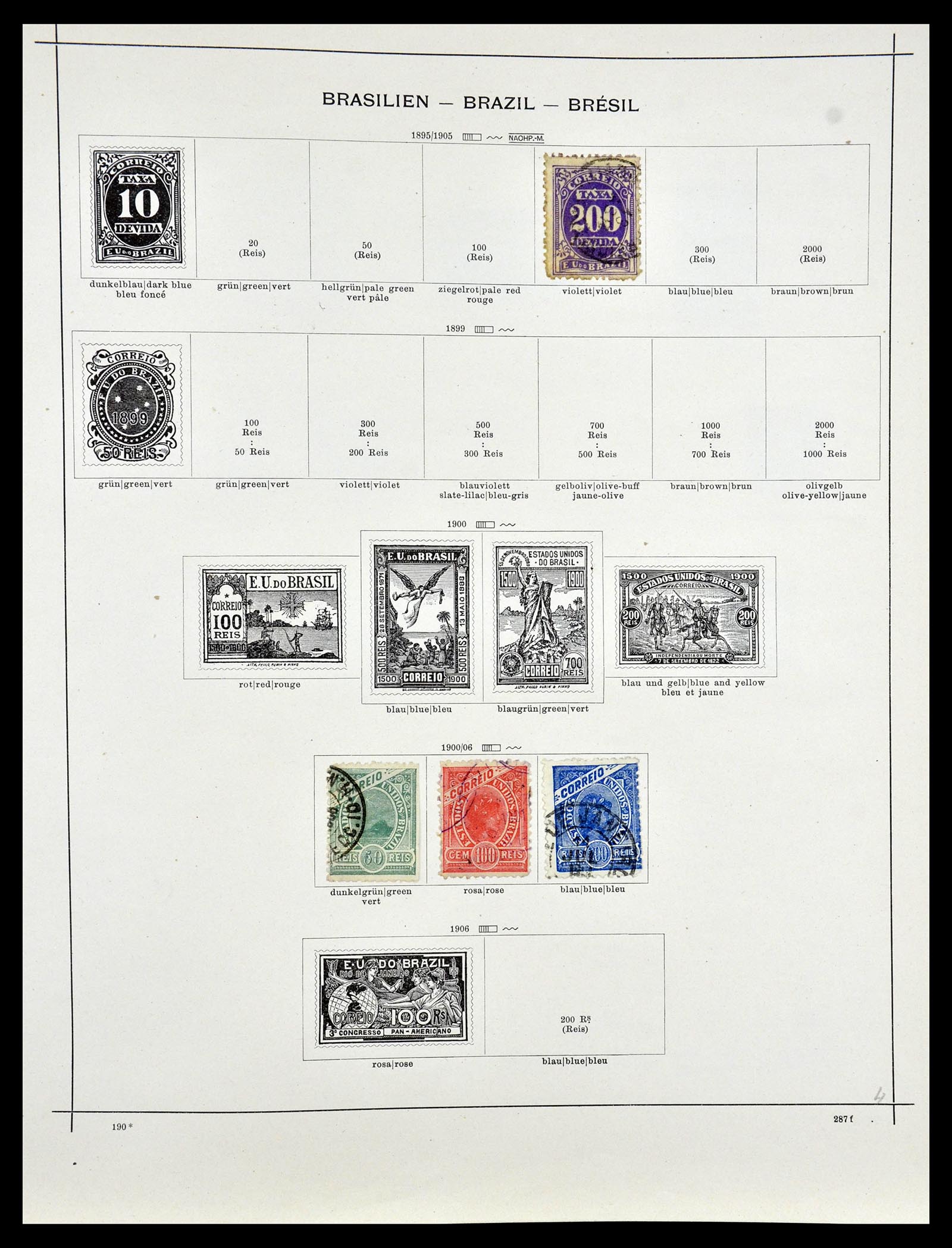 35054 048 - Postzegelverzameling 35054 Amerika 1851-1930.