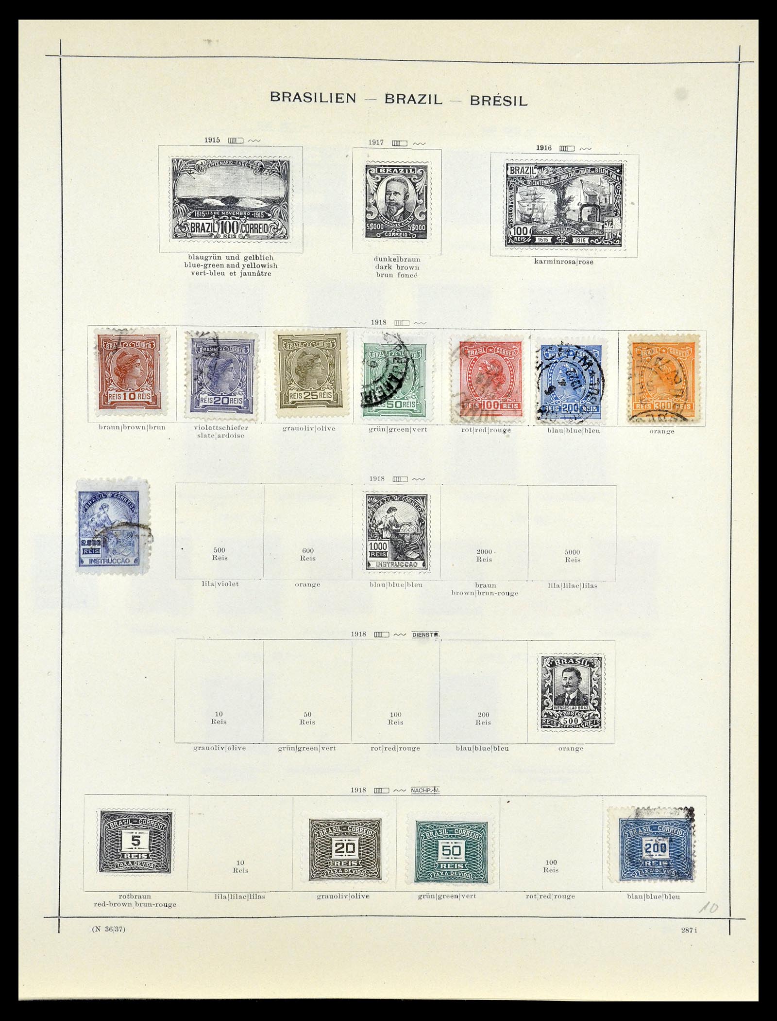 35054 051 - Postzegelverzameling 35054 Amerika 1851-1930.