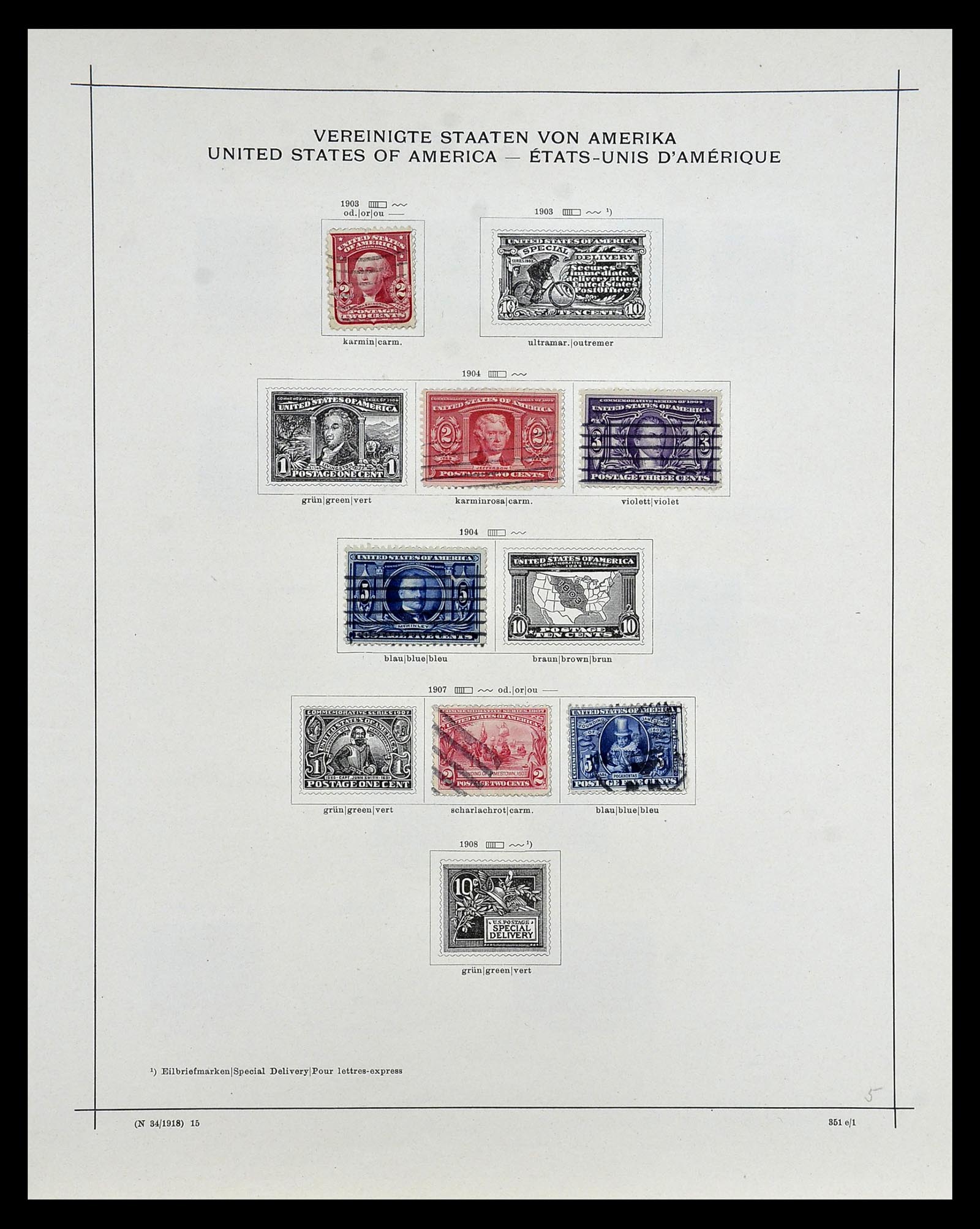 35054 245 - Postzegelverzameling 35054 Amerika 1851-1930.