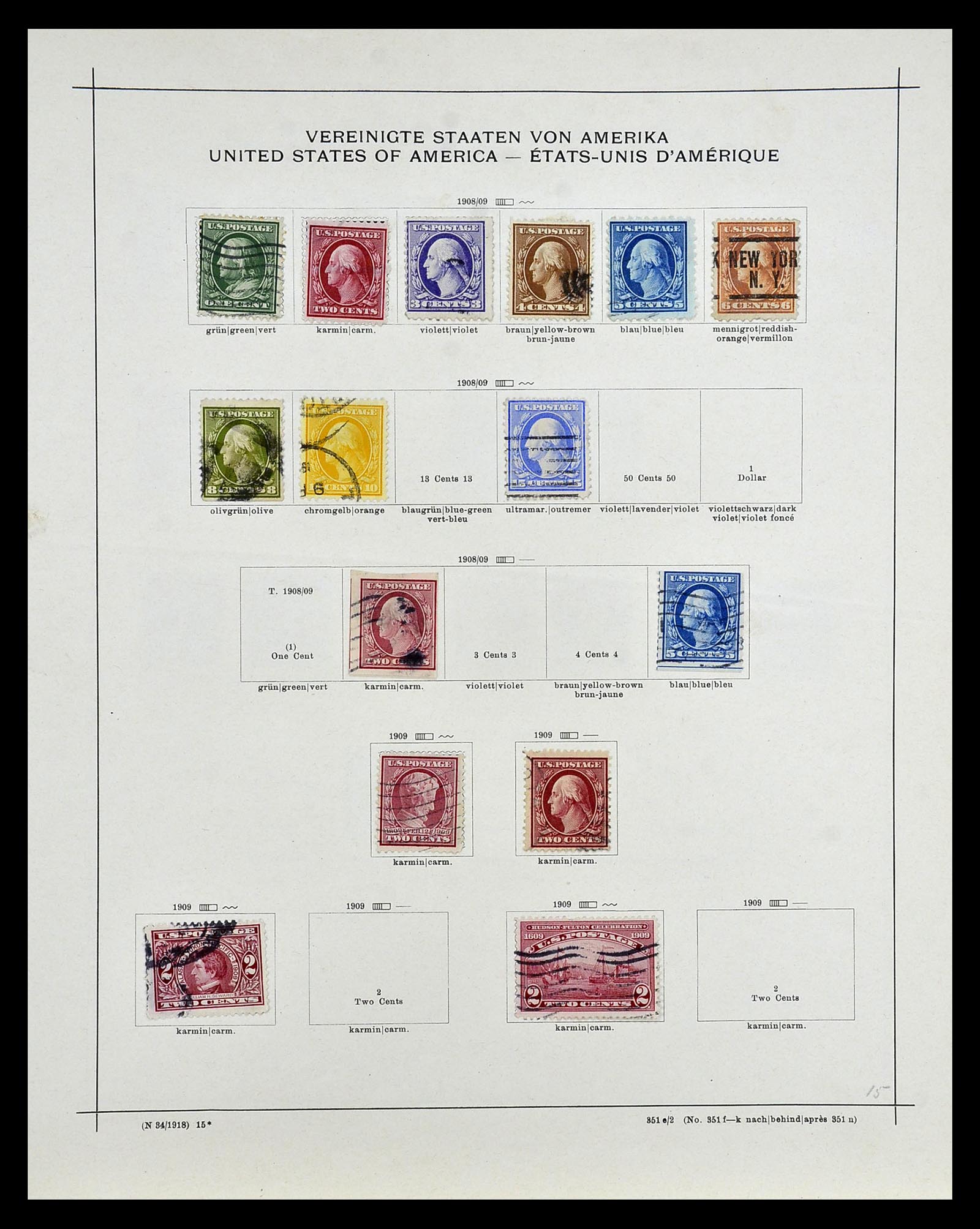 35054 246 - Postzegelverzameling 35054 Amerika 1851-1930.
