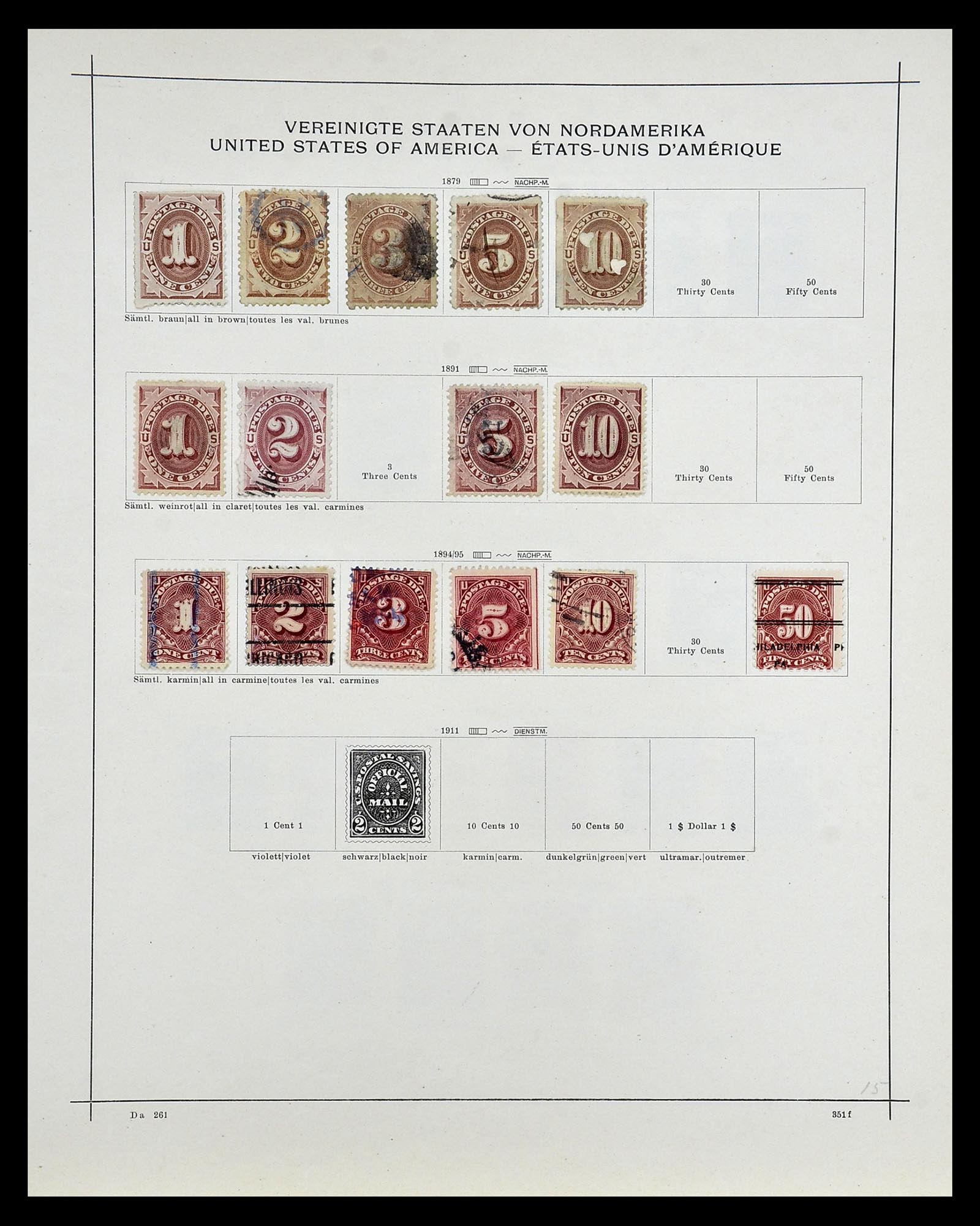 35054 247 - Postzegelverzameling 35054 Amerika 1851-1930.