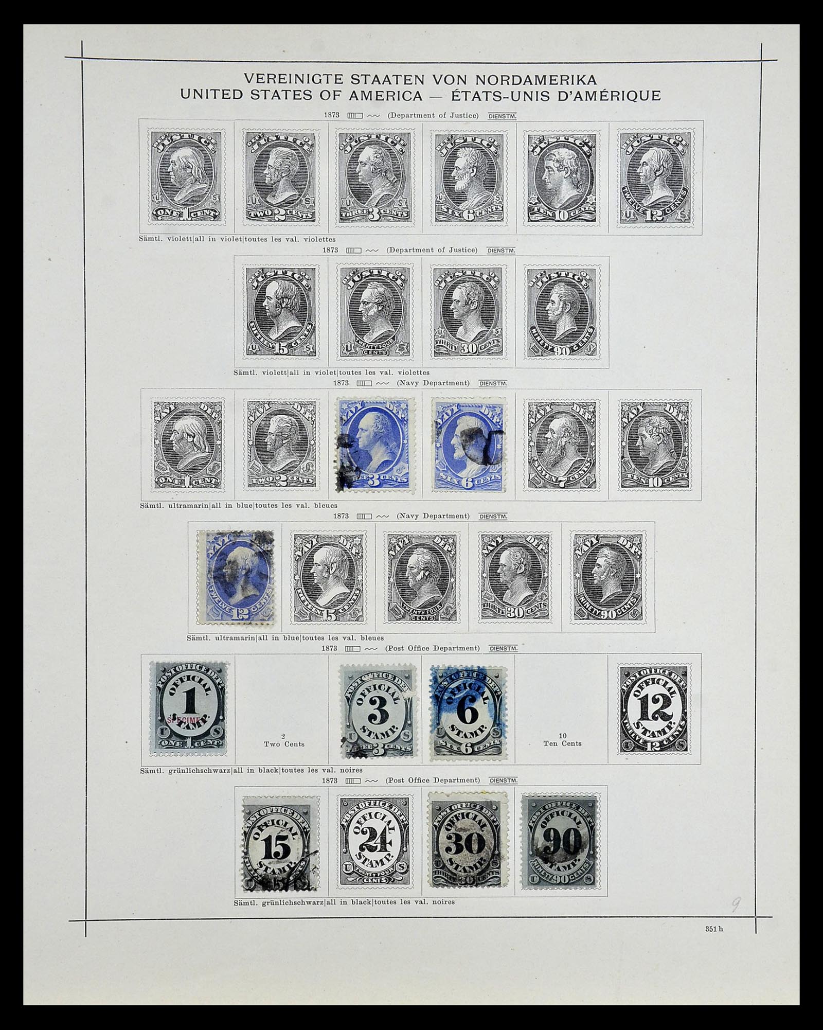 35054 249 - Postzegelverzameling 35054 Amerika 1851-1930.