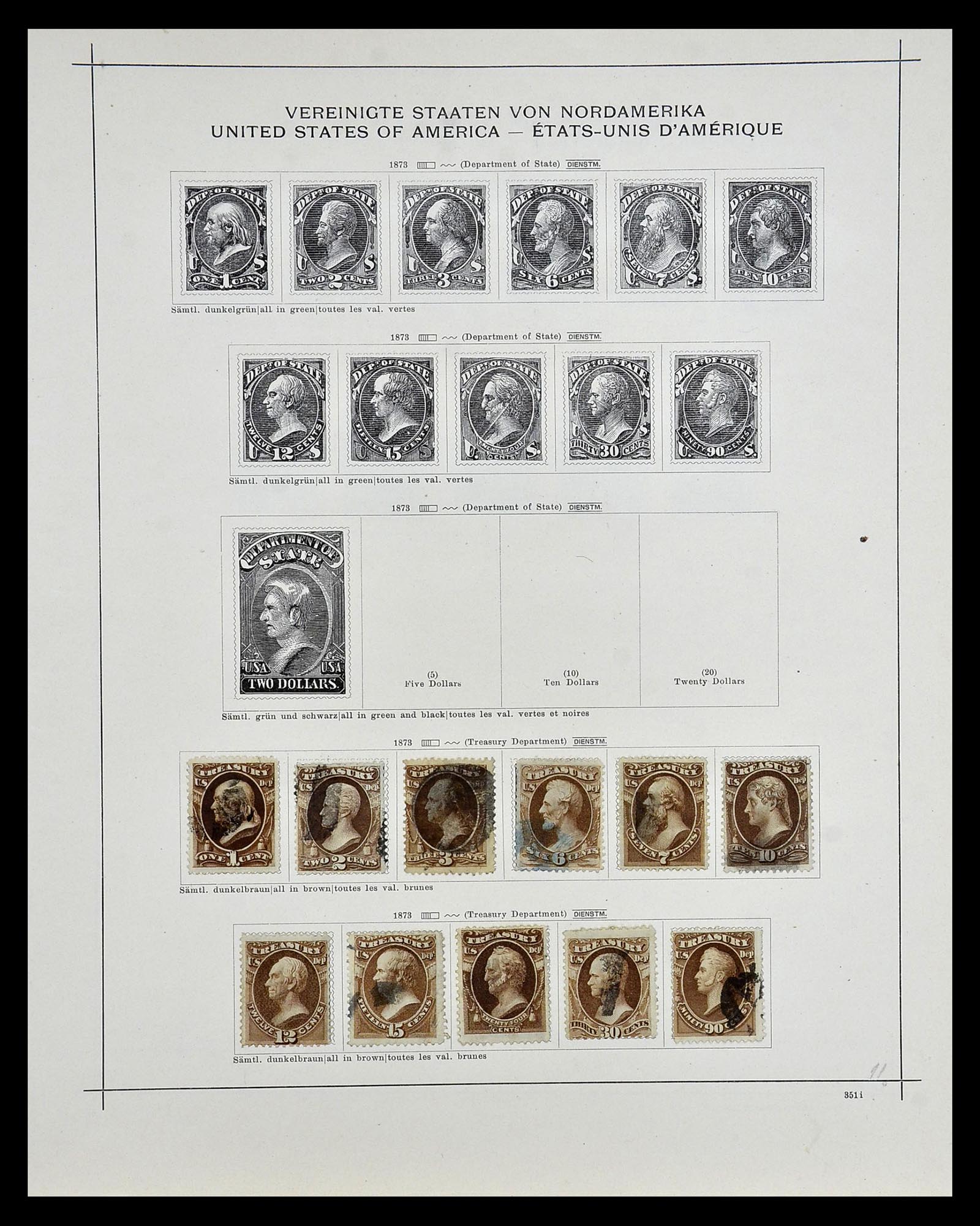 35054 250 - Postzegelverzameling 35054 Amerika 1851-1930.