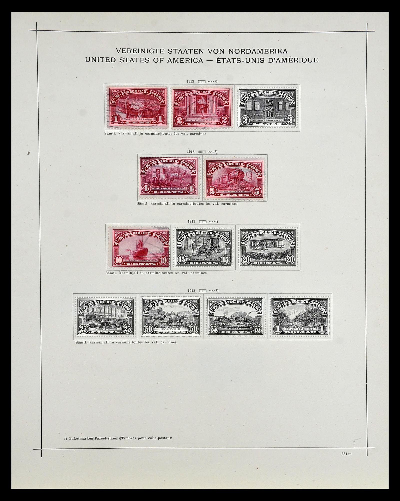 35054 253 - Postzegelverzameling 35054 Amerika 1851-1930.