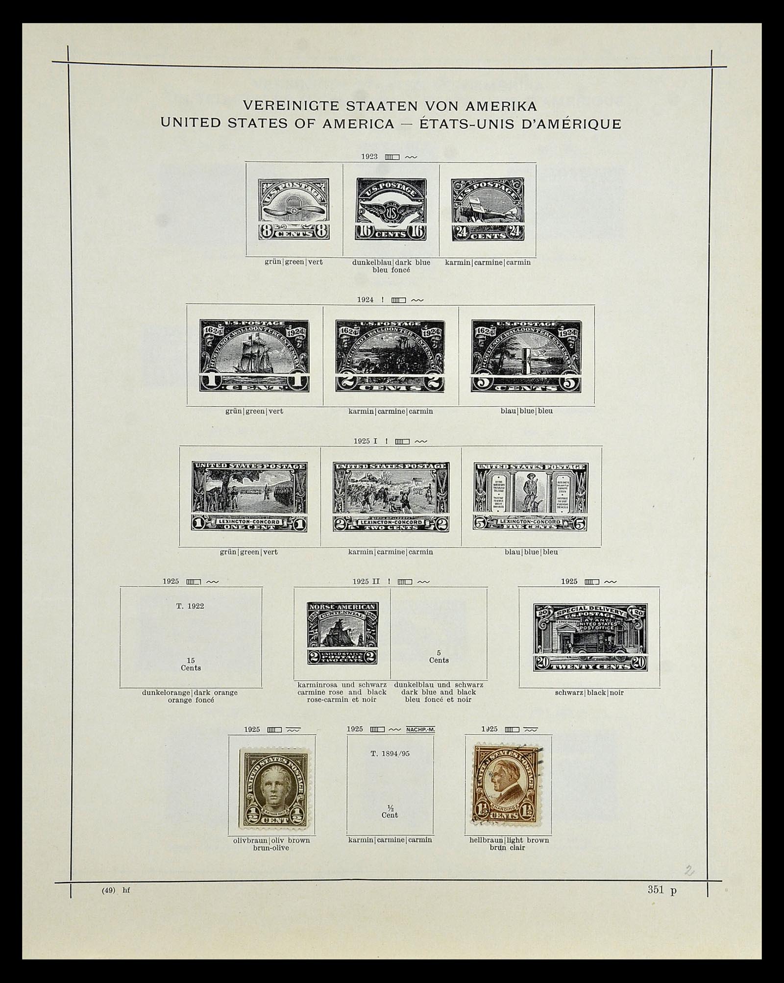 35054 256 - Postzegelverzameling 35054 Amerika 1851-1930.