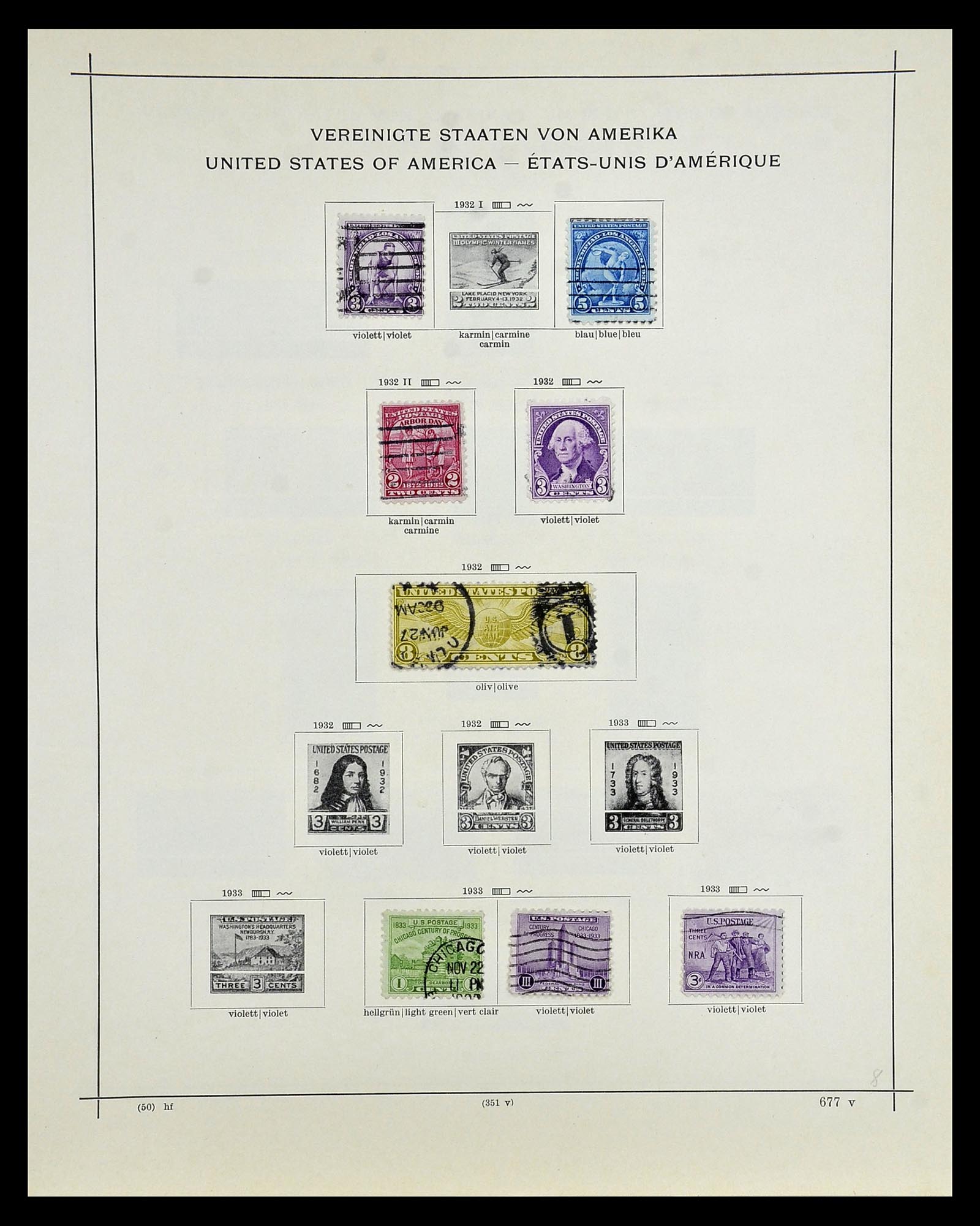 35054 260 - Postzegelverzameling 35054 Amerika 1851-1930.