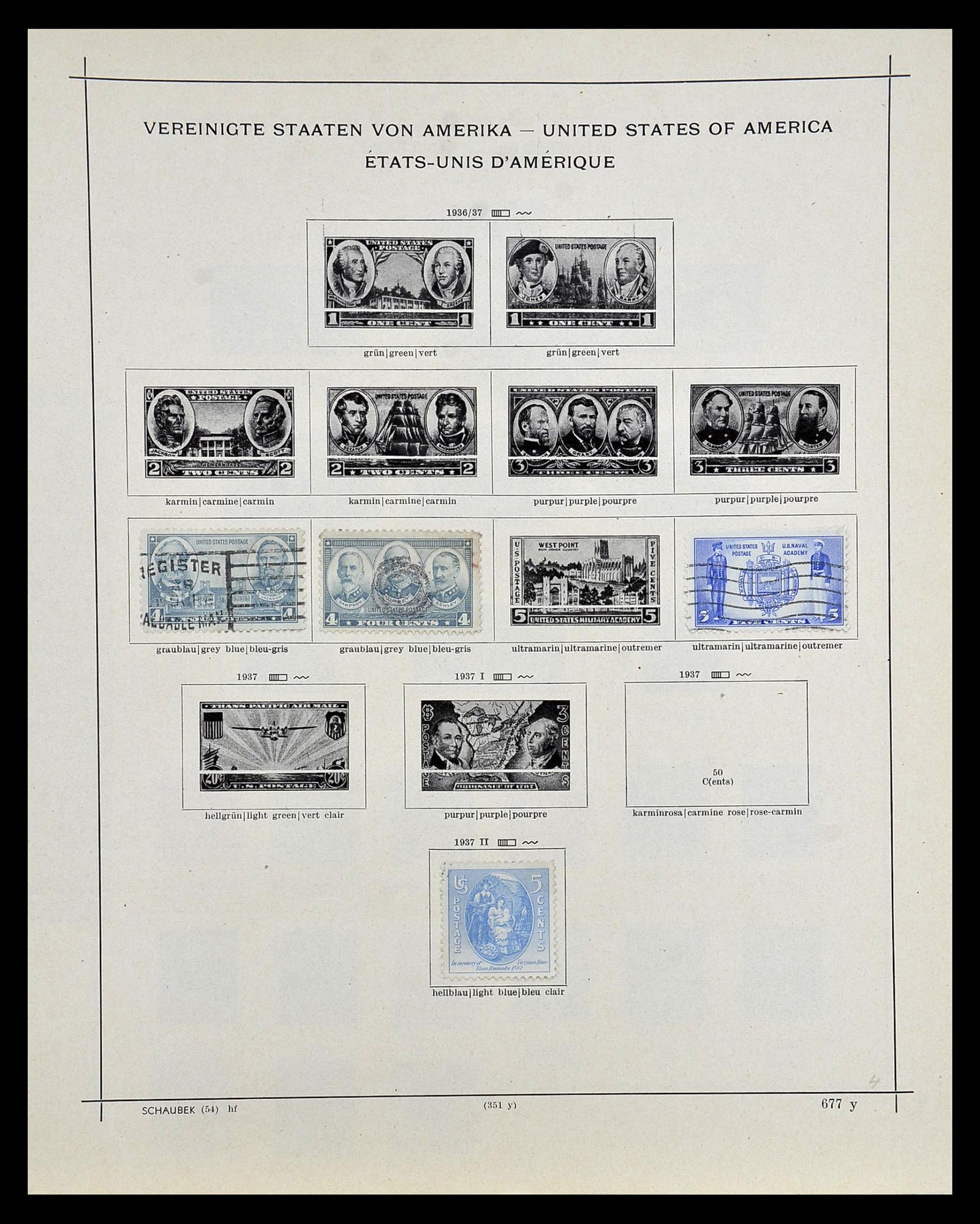 35054 263 - Postzegelverzameling 35054 Amerika 1851-1930.