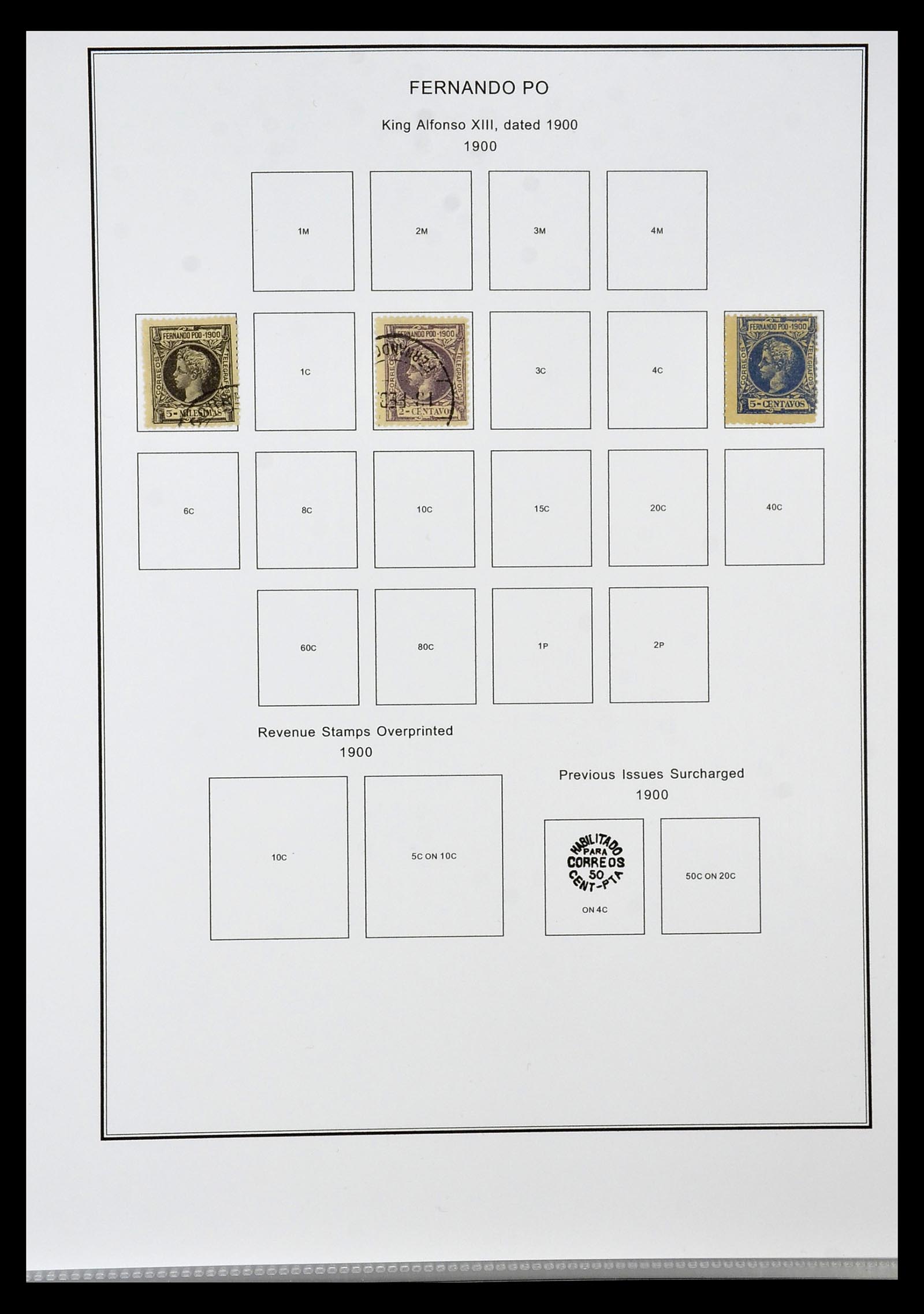 35056 003 - Stamp Collection 35056 Spanish colonies 1874-1968.