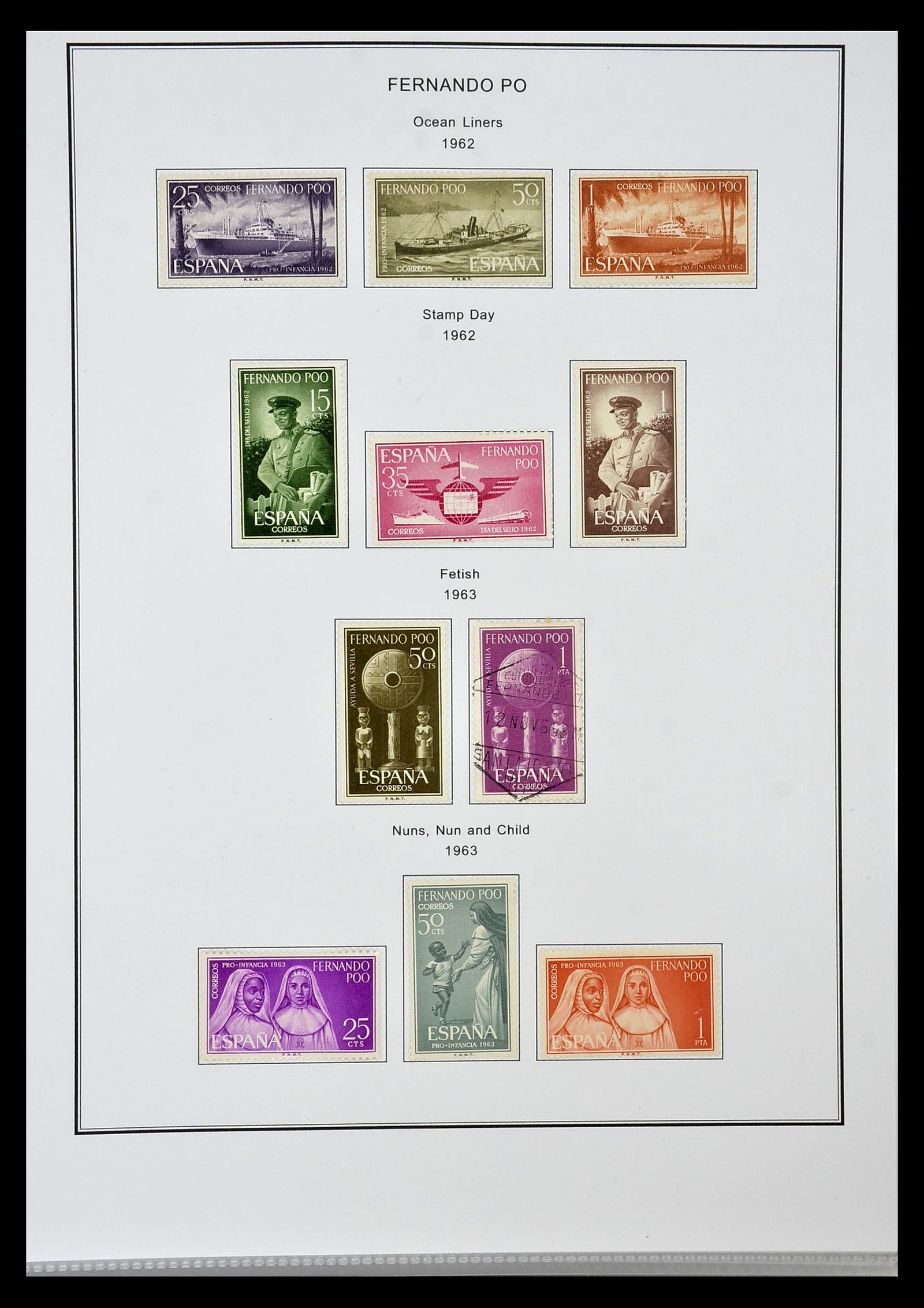 35056 008 - Stamp Collection 35056 Spanish colonies 1874-1968.