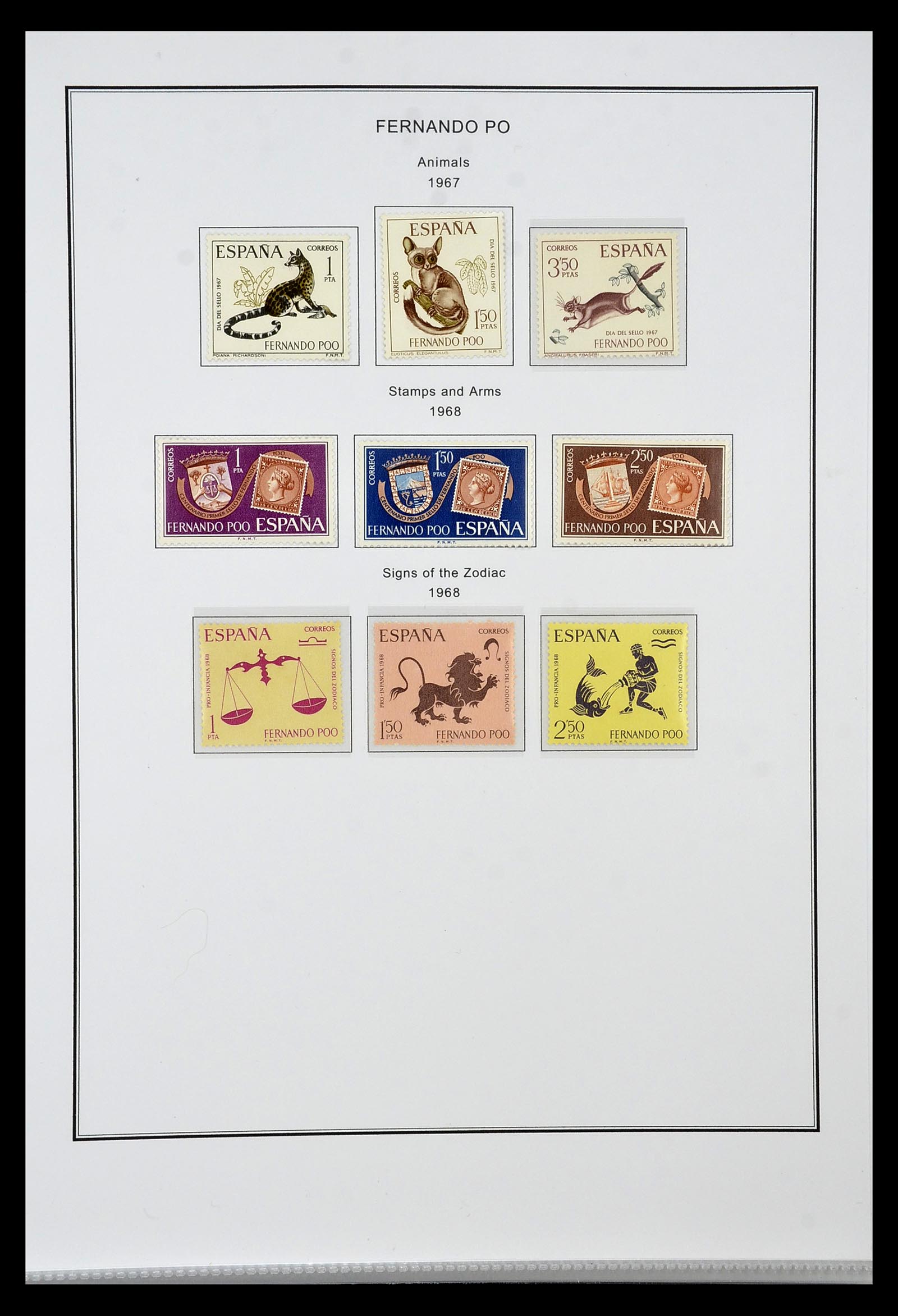 35056 012 - Postzegelverzameling 35056 Spaanse koloniën 1874-1968.
