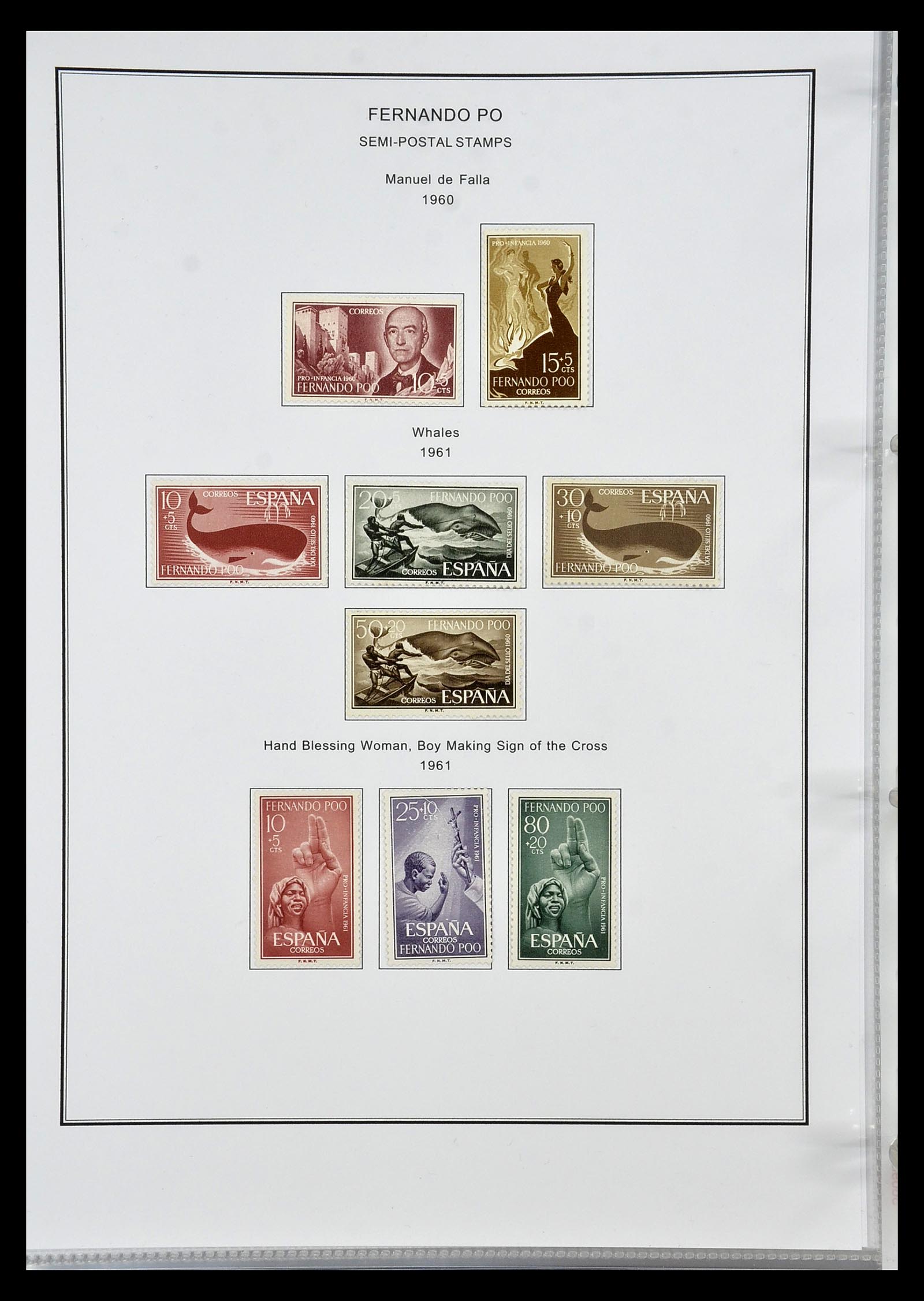 35056 013 - Postzegelverzameling 35056 Spaanse koloniën 1874-1968.