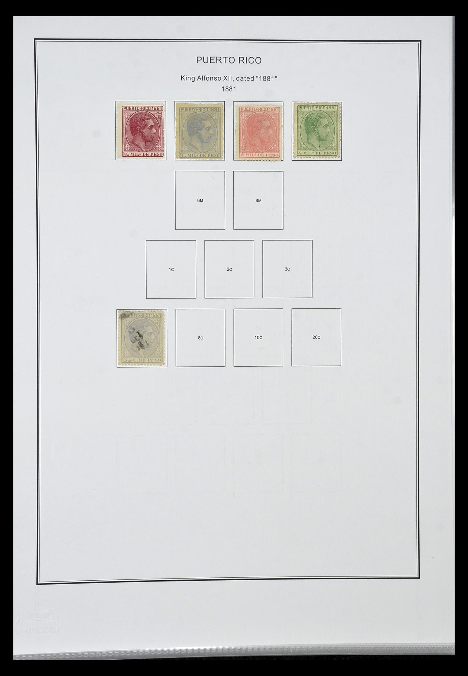 35056 017 - Postzegelverzameling 35056 Spaanse koloniën 1874-1968.