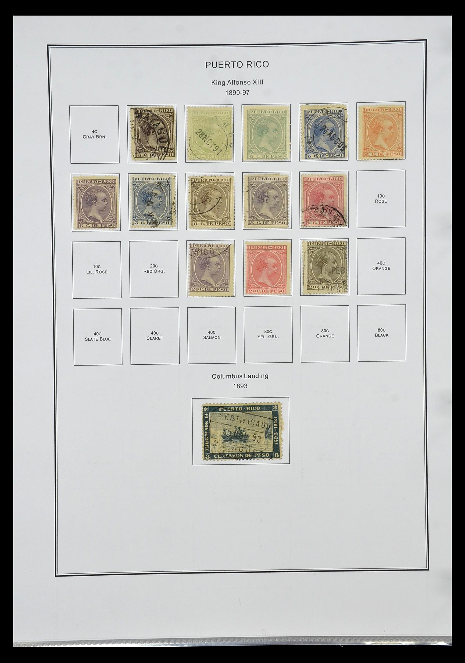 35056 020 - Stamp Collection 35056 Spanish colonies 1874-1968.