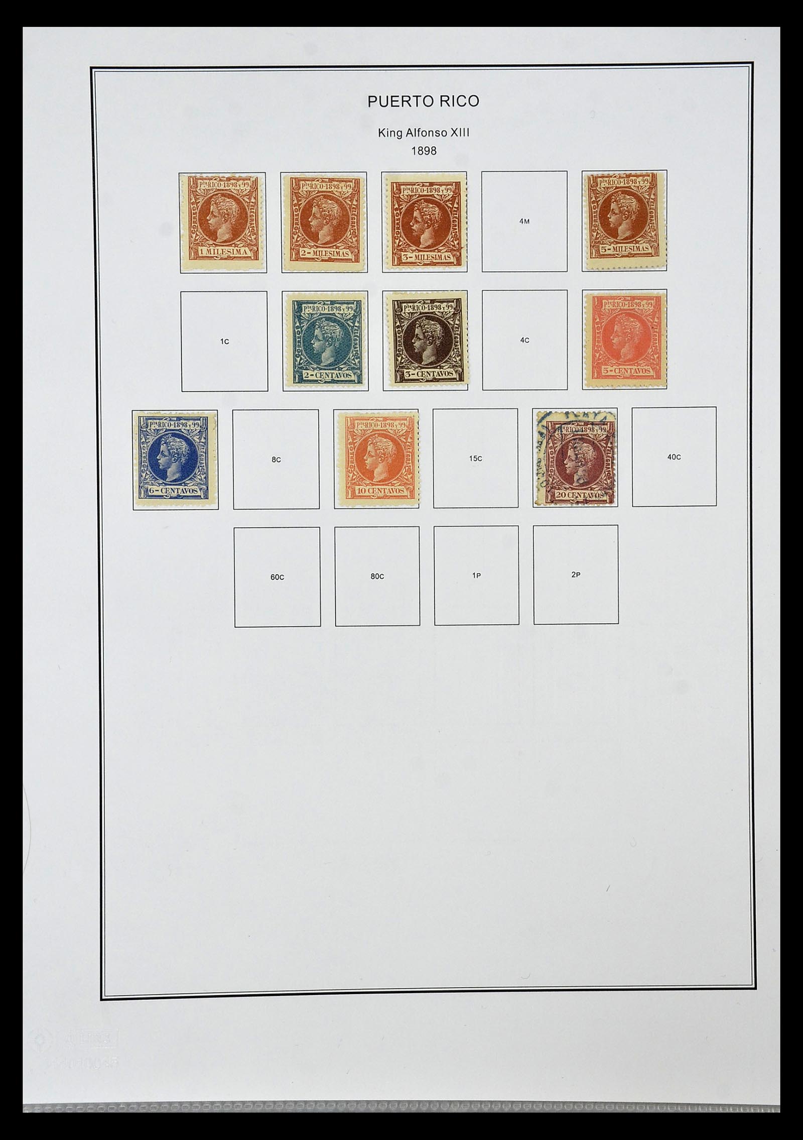 35056 021 - Postzegelverzameling 35056 Spaanse koloniën 1874-1968.
