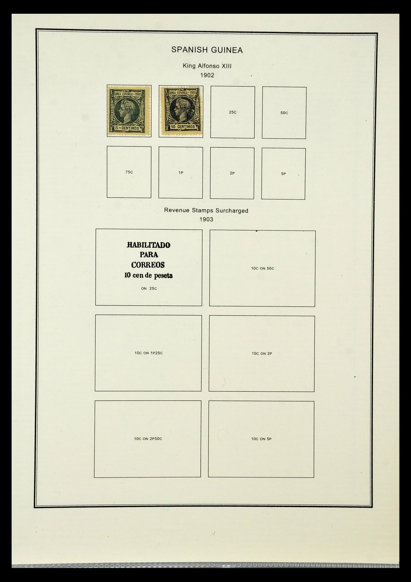 35056 023 - Postzegelverzameling 35056 Spaanse koloniën 1874-1968.