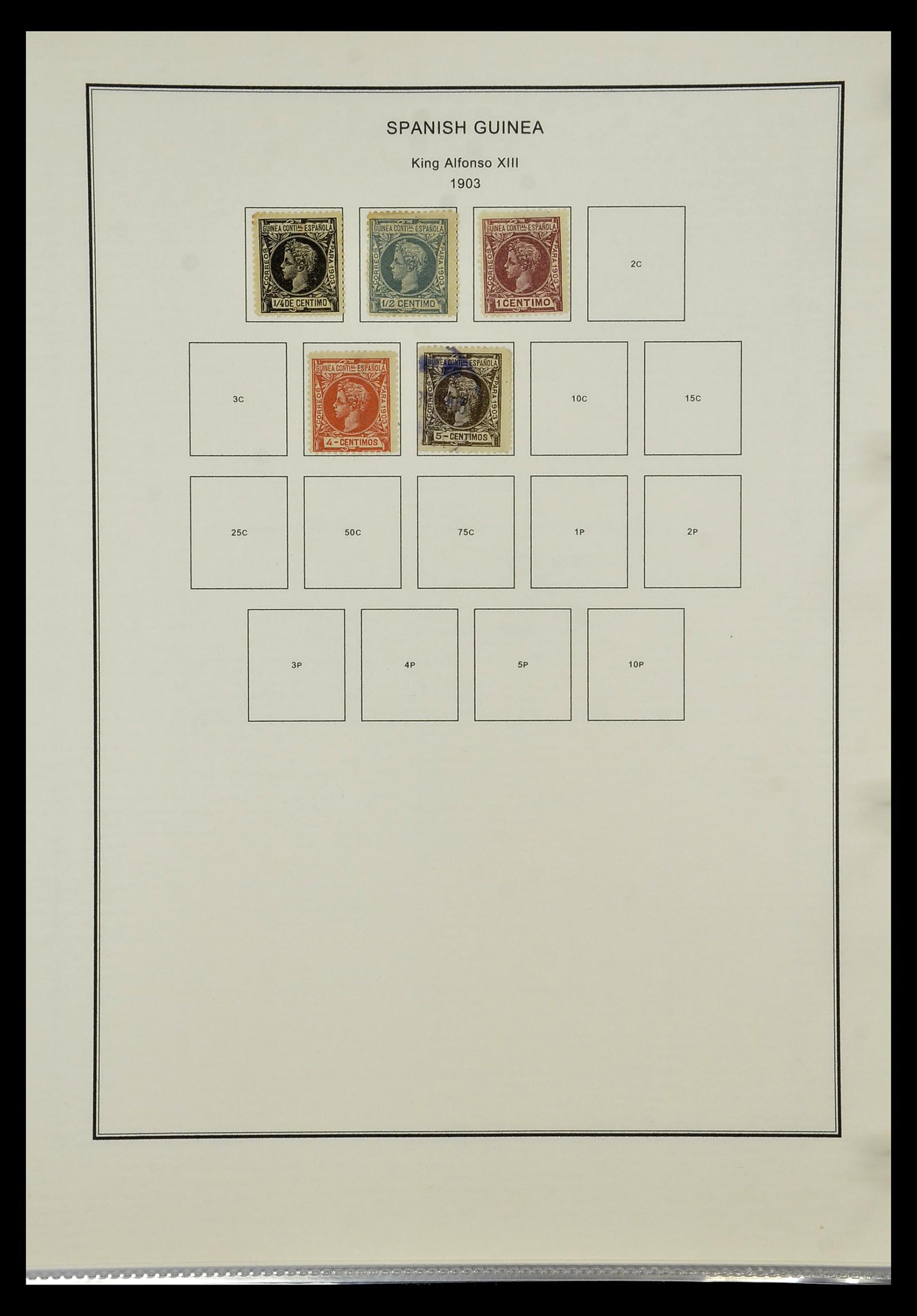 35056 024 - Postzegelverzameling 35056 Spaanse koloniën 1874-1968.