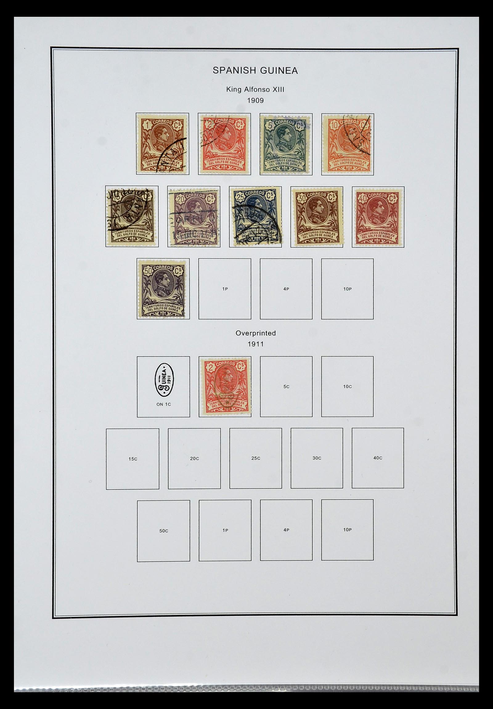 35056 027 - Postzegelverzameling 35056 Spaanse koloniën 1874-1968.