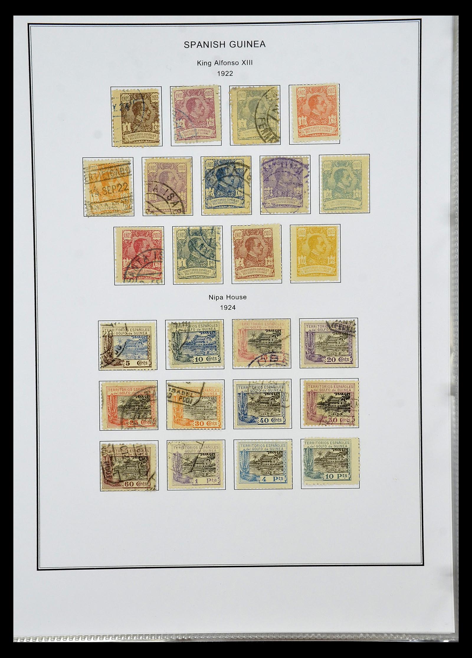 35056 031 - Postzegelverzameling 35056 Spaanse koloniën 1874-1968.