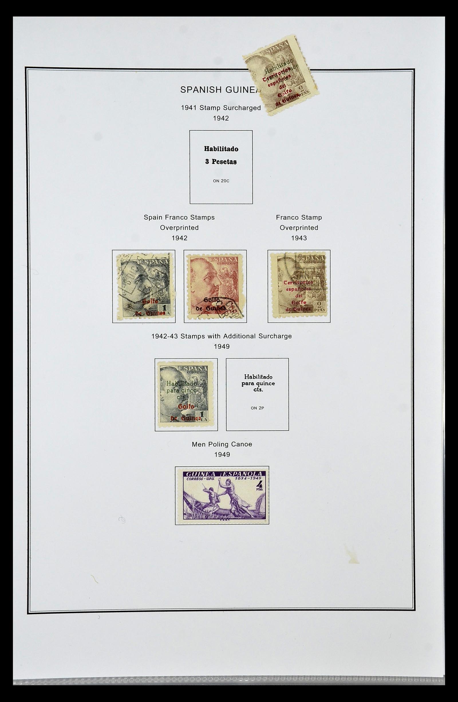 35056 037 - Postzegelverzameling 35056 Spaanse koloniën 1874-1968.